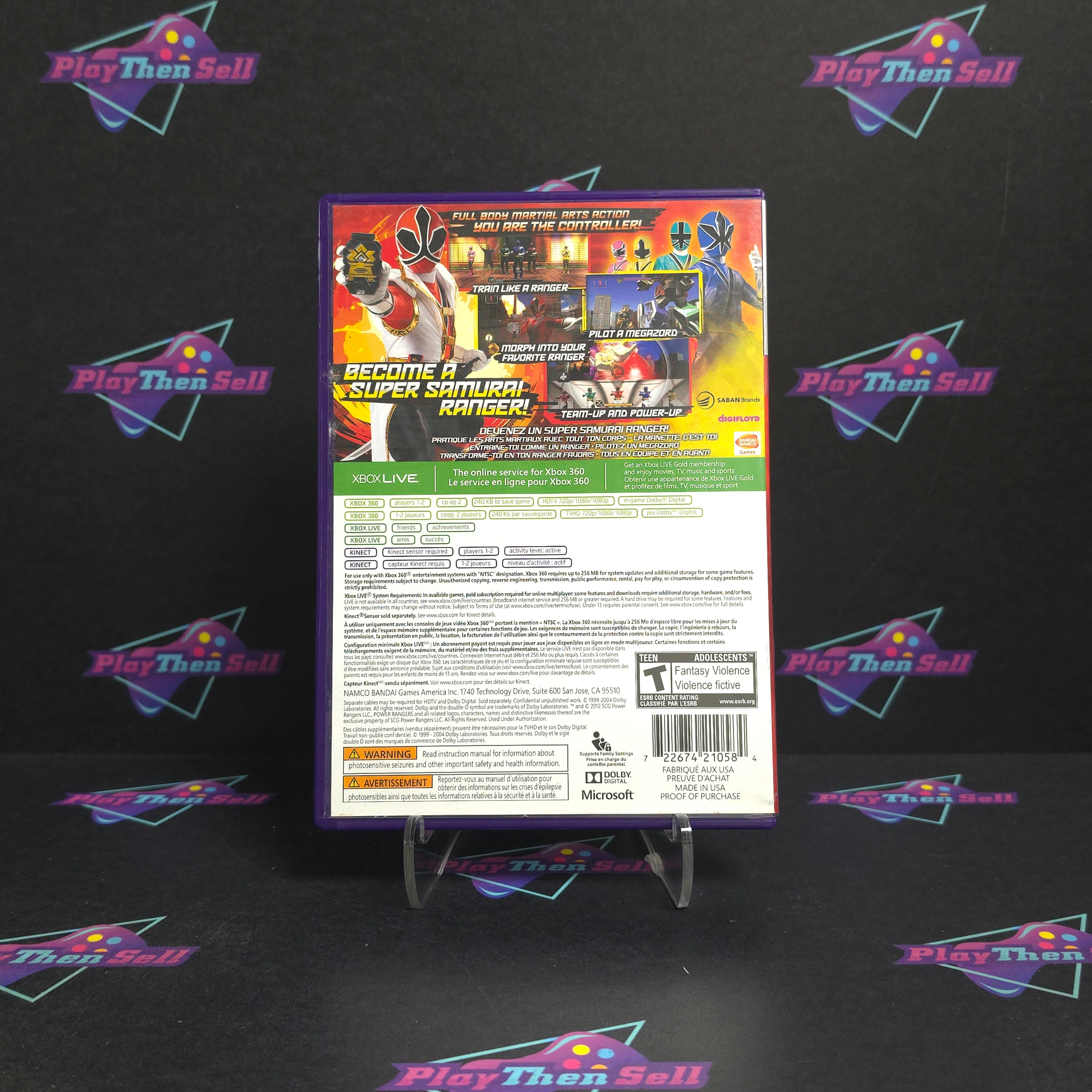 Power Rangers Super Samurai Xbox 360 Complete - Excellent