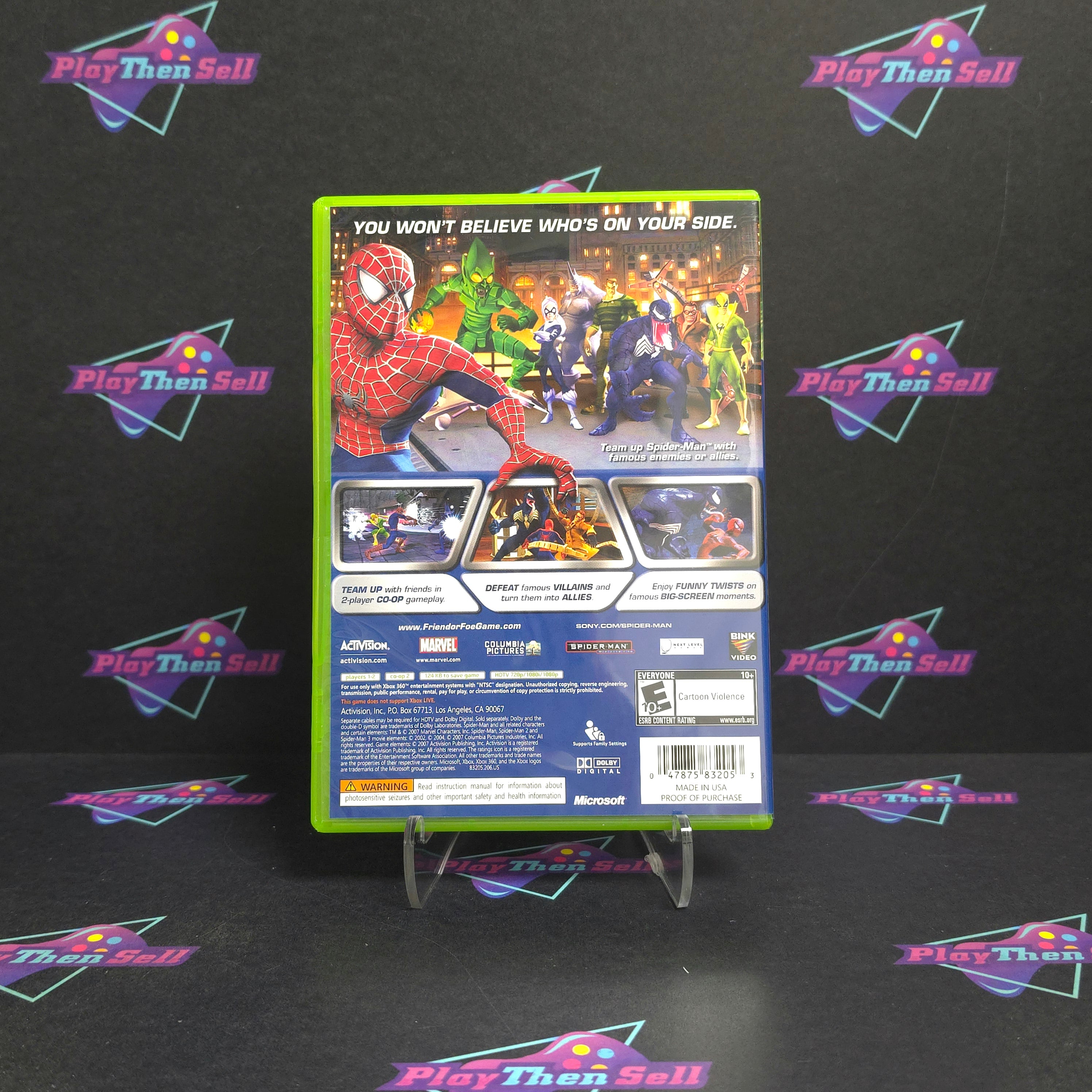Spider-Man Friend or Foe Xbox 360 Complete - Excellent