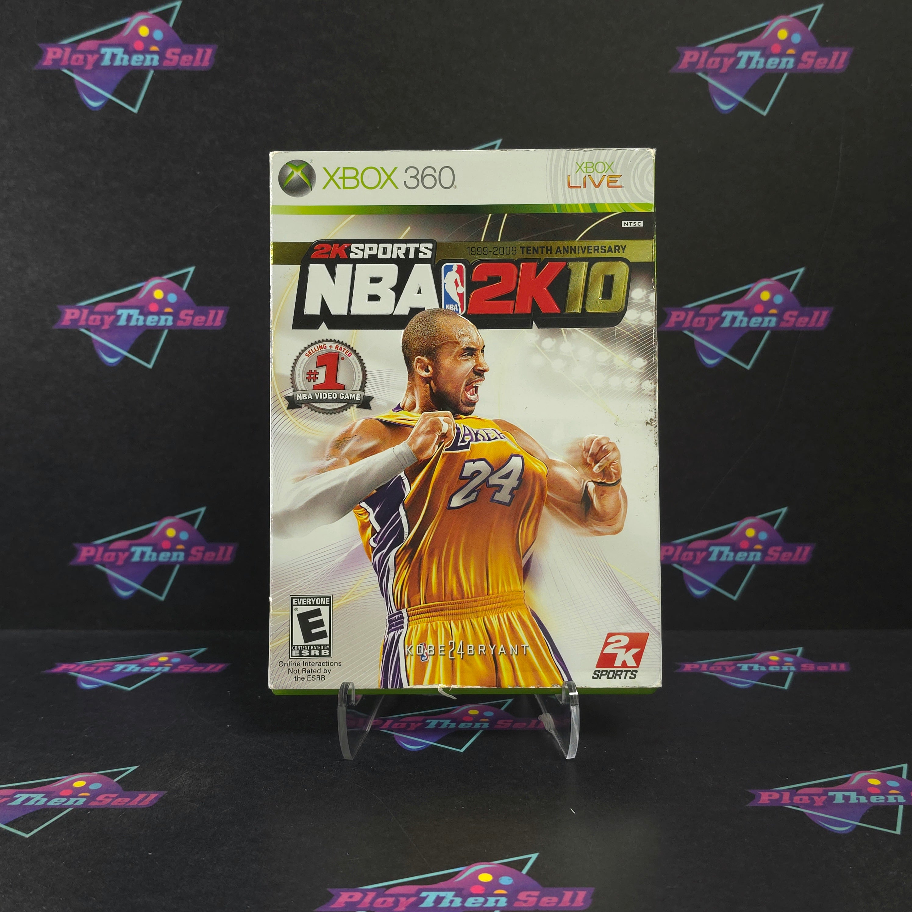 NBA 2K10 Xbox 360 + Sleeve Complete - Excellent