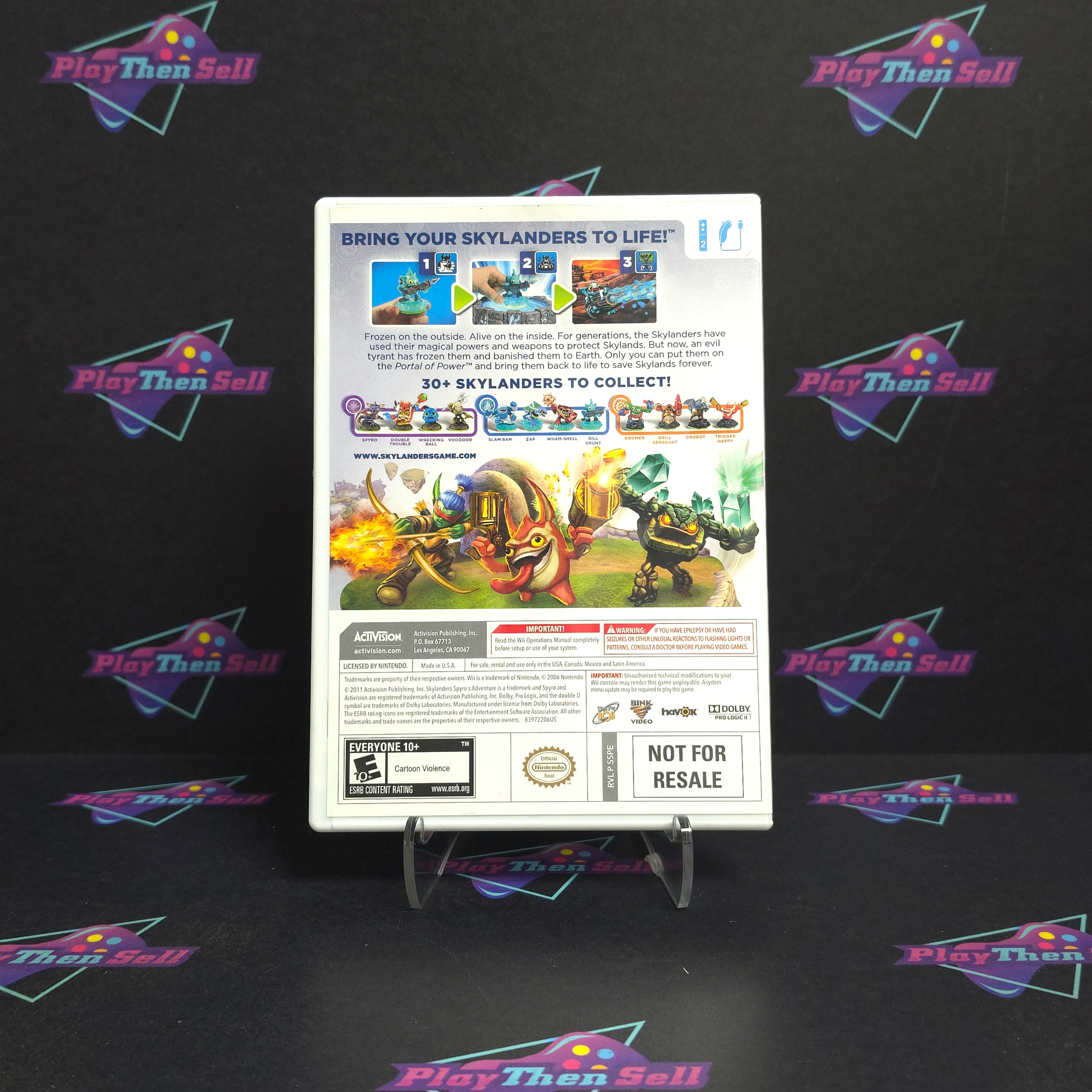 Skylanders Spyro's Adventure Nintendo Wii Complete - Excellent