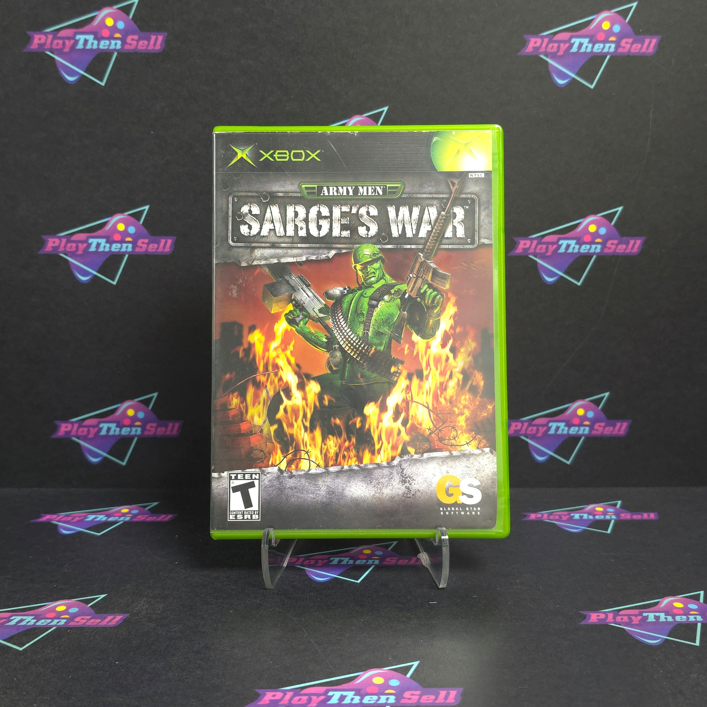 Army Men Sarge's War Xbox Complete - Very Good
