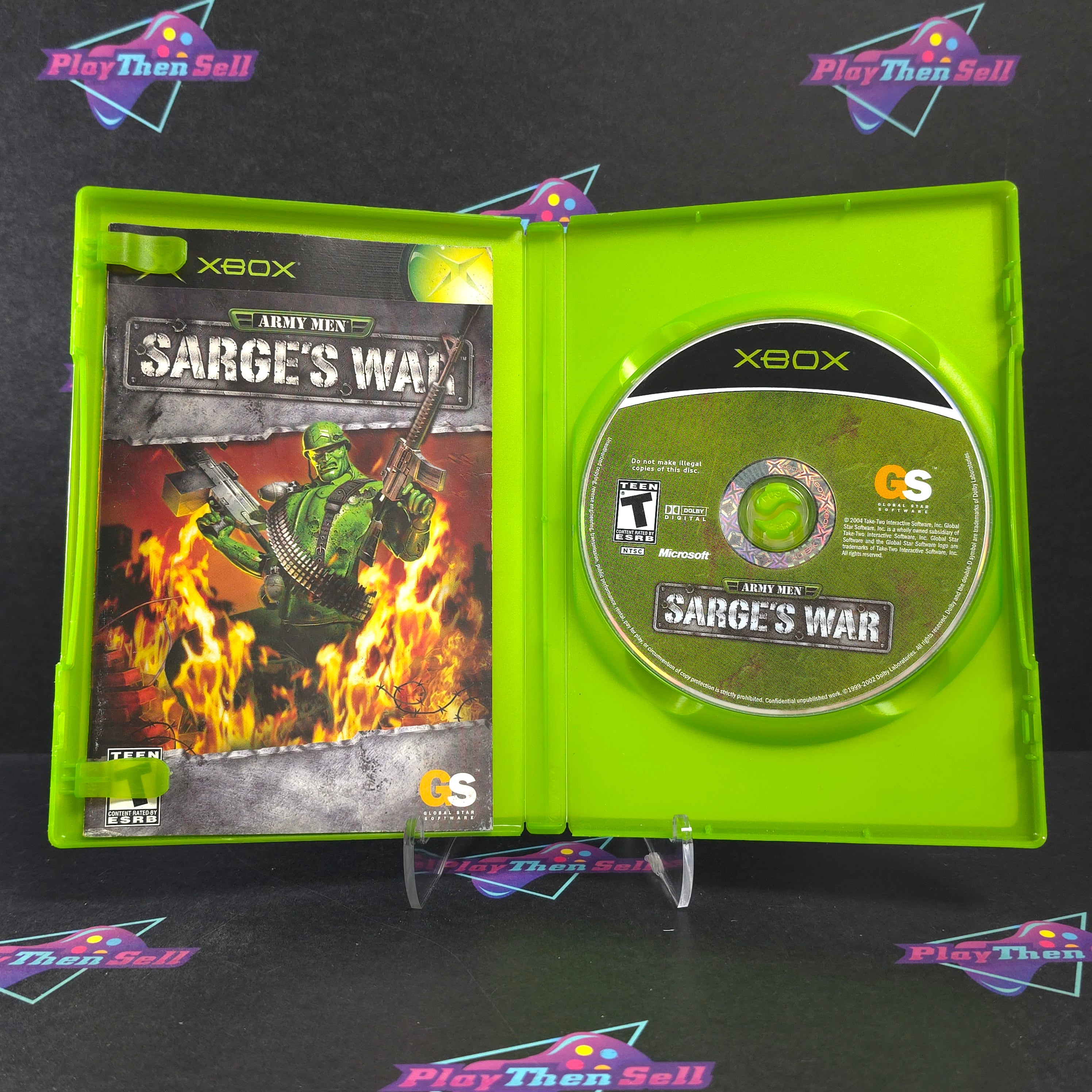 Army Men Sarge's War Xbox Complete - Very Good