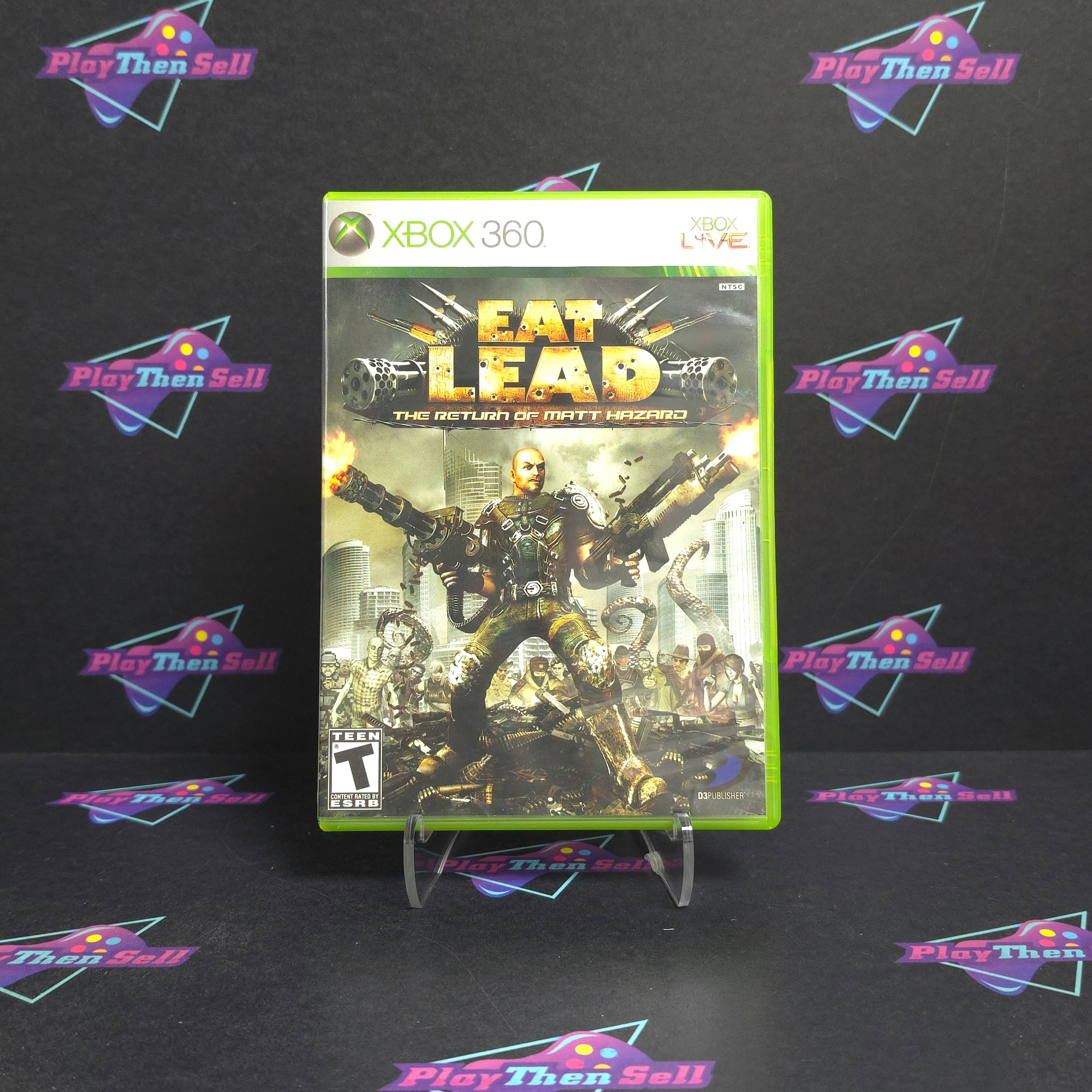 Eat Lead The Return of Matt Hazard Xbox 360 Rental Art Complete - Very Good