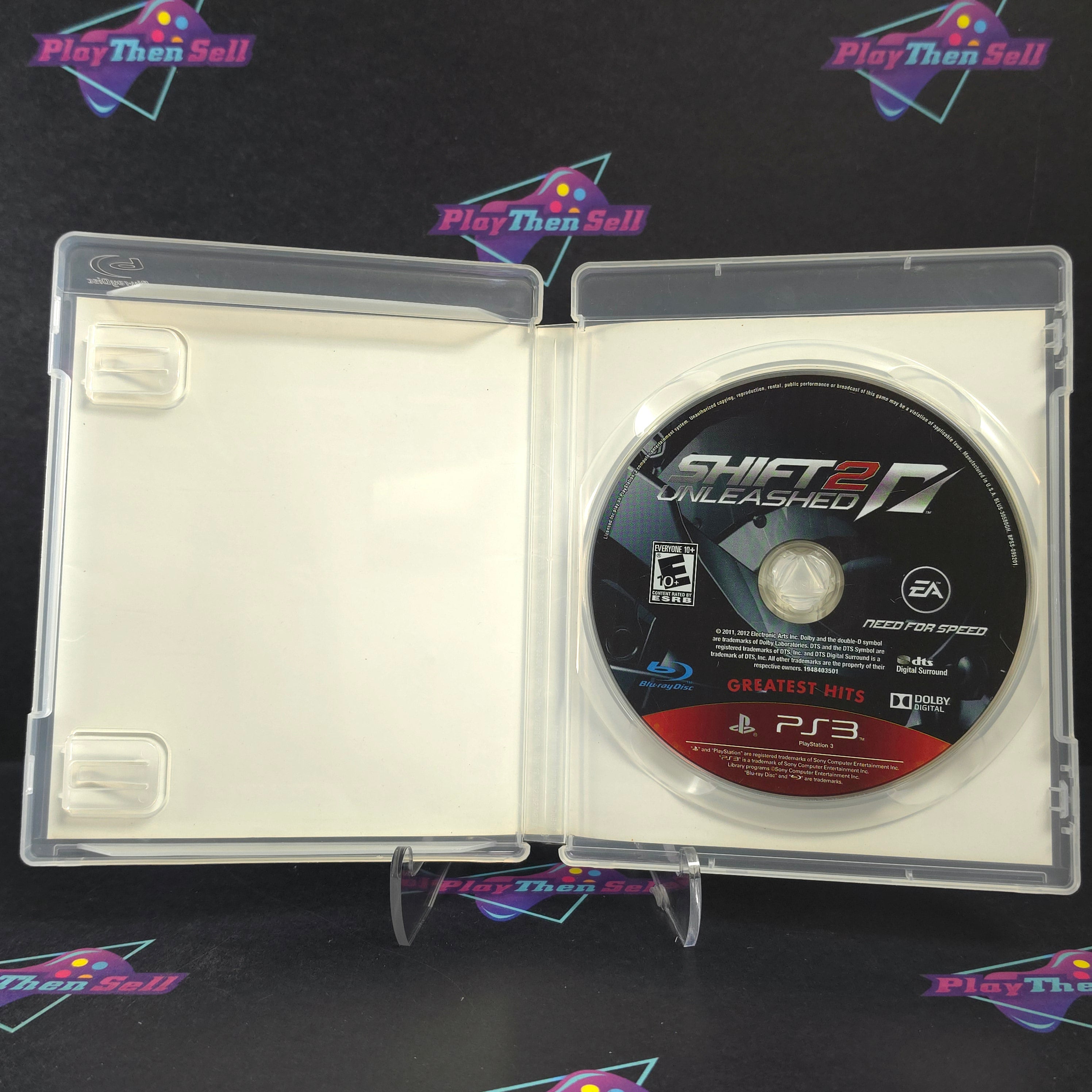 Need for Speed Shift 2 Unleashed PS3 PlayStation 3 GH - Very Good