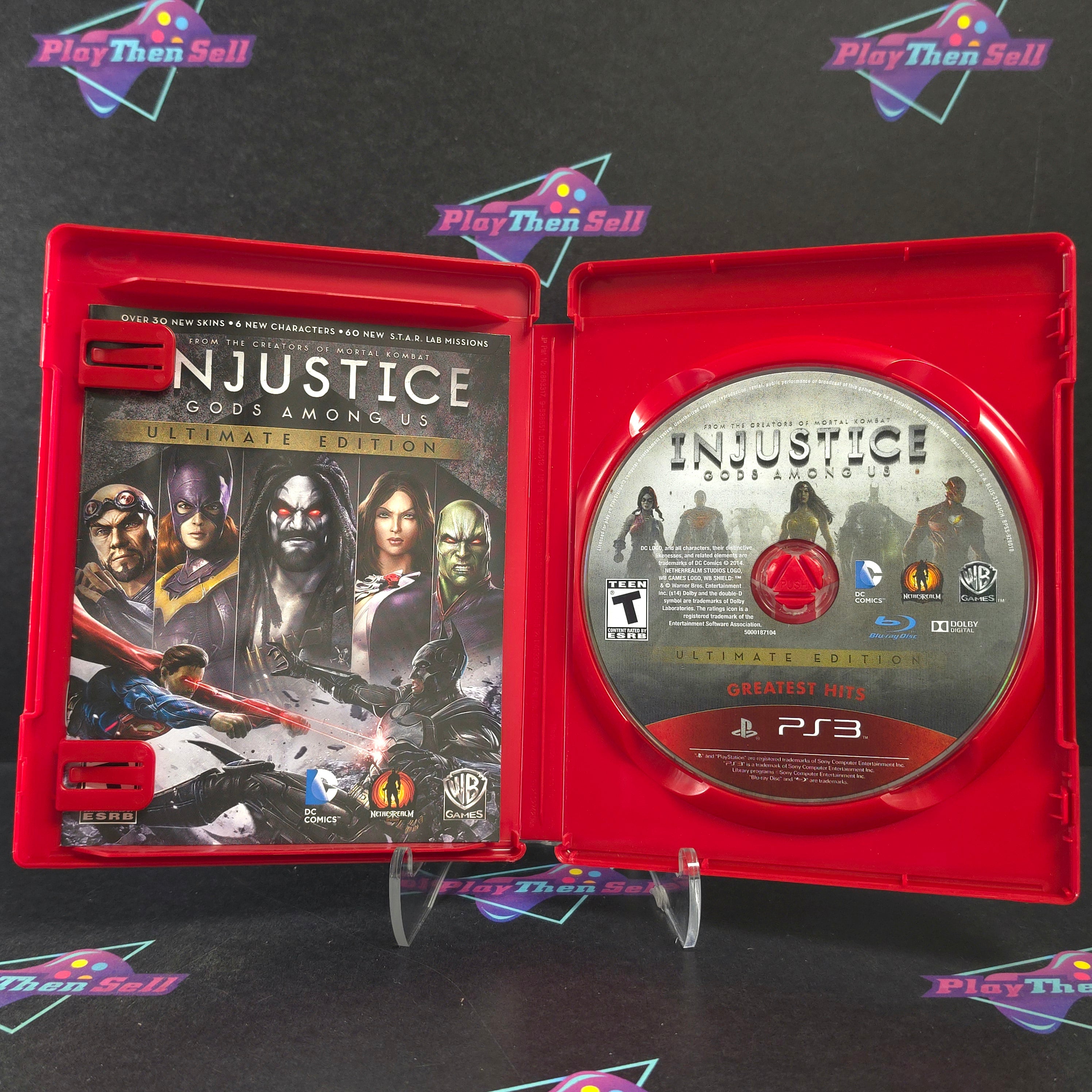 Injustice Gods Among Us Ultimate Edition PS3 PlayStation 3 GH Complete - Very Good