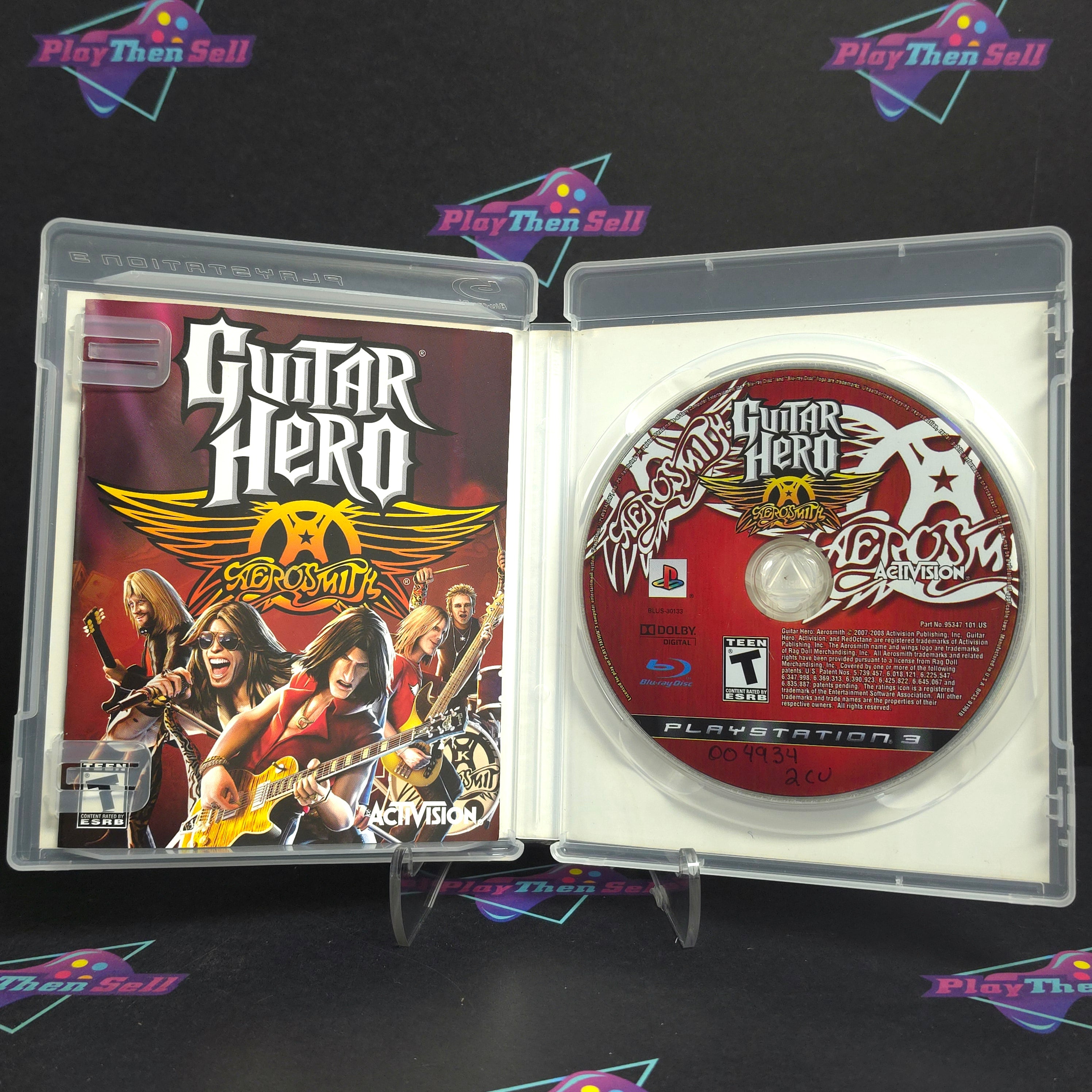 Guitar Hero Aerosmith PS3 PlayStation 3 Complete - Very Good
