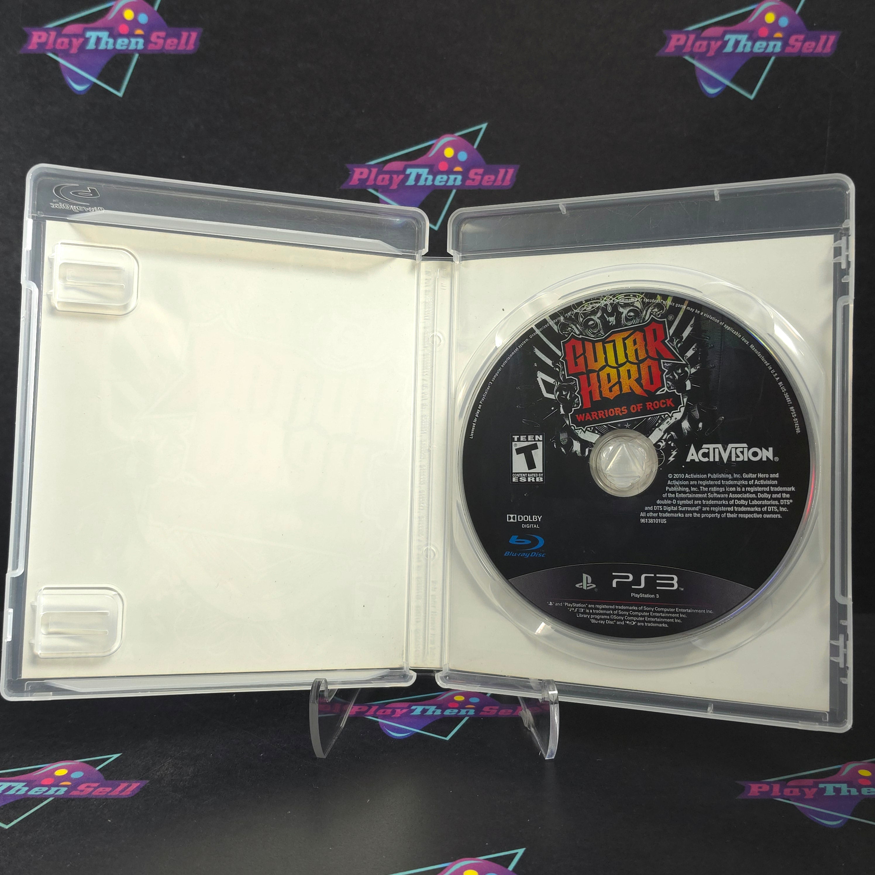 Guitar Hero Warriors of Rock PS3 PlayStation 3 - Very Good