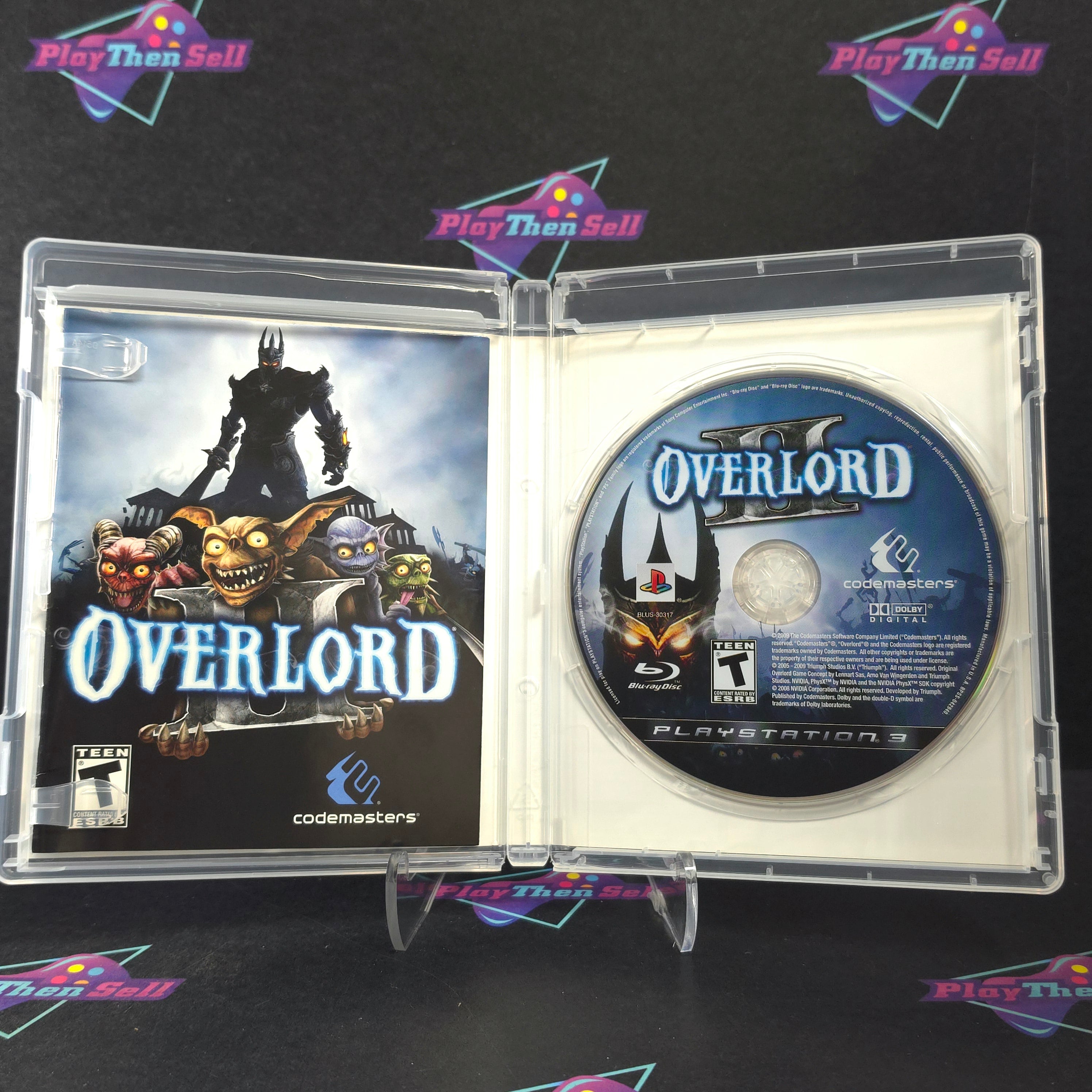 Overlord II 2 PS3 PlayStation 3 Complete - Excellent