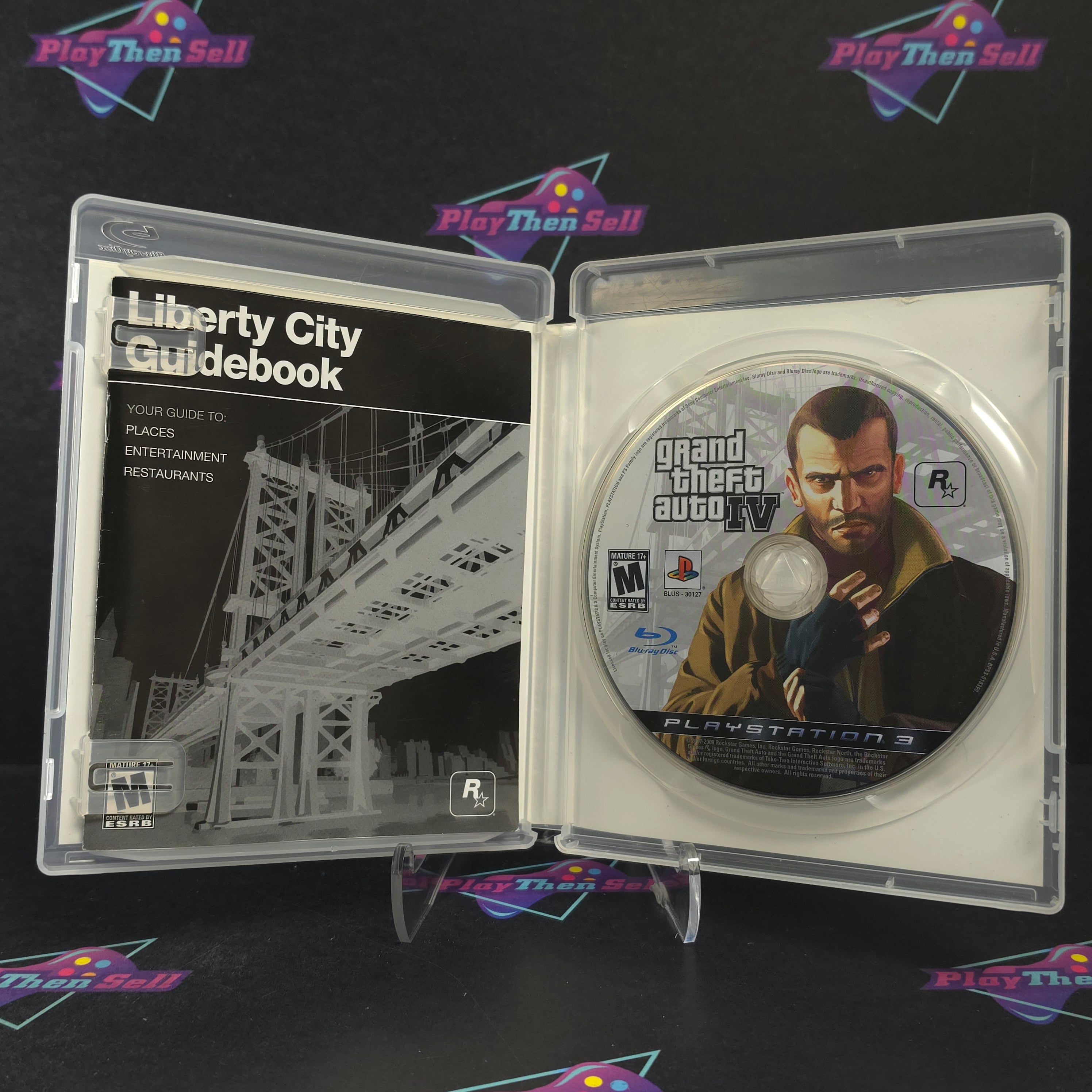 Grand Theft Auto IV PS3 PlayStation 3 Complete - Very Good