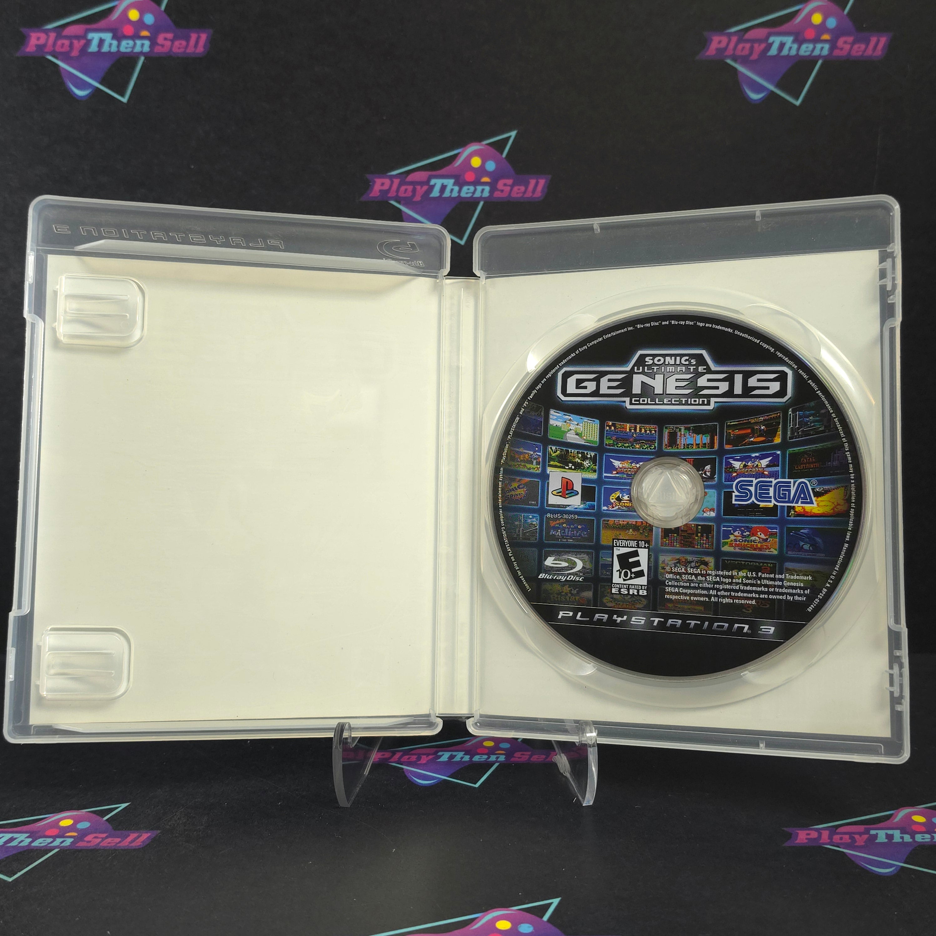 Sonic's Ultimate Genesis Collection PlayStation 3 PS3 - Very Good
