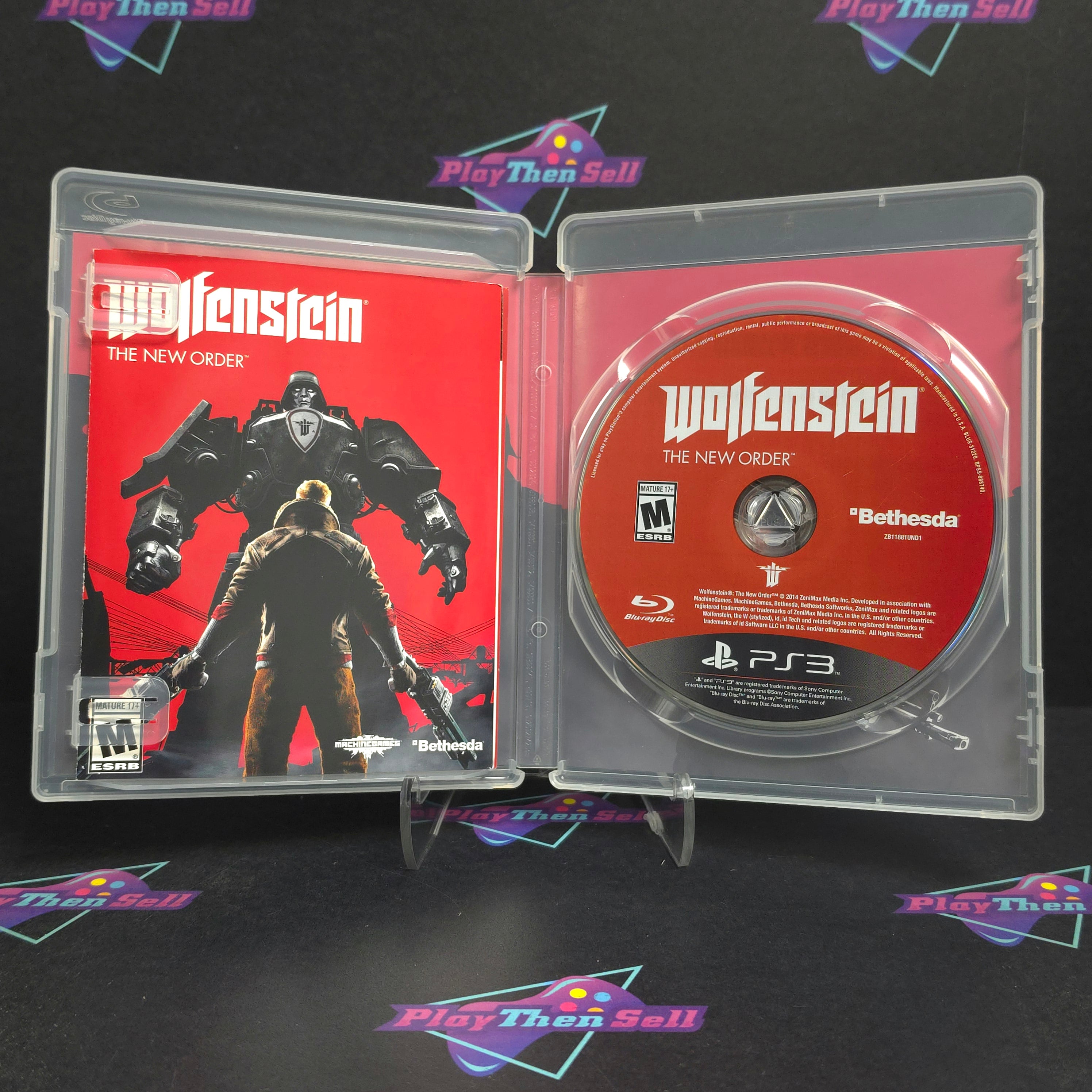 Wolfenstein The New Order PS3 PlayStation 3 Complete - Very Good