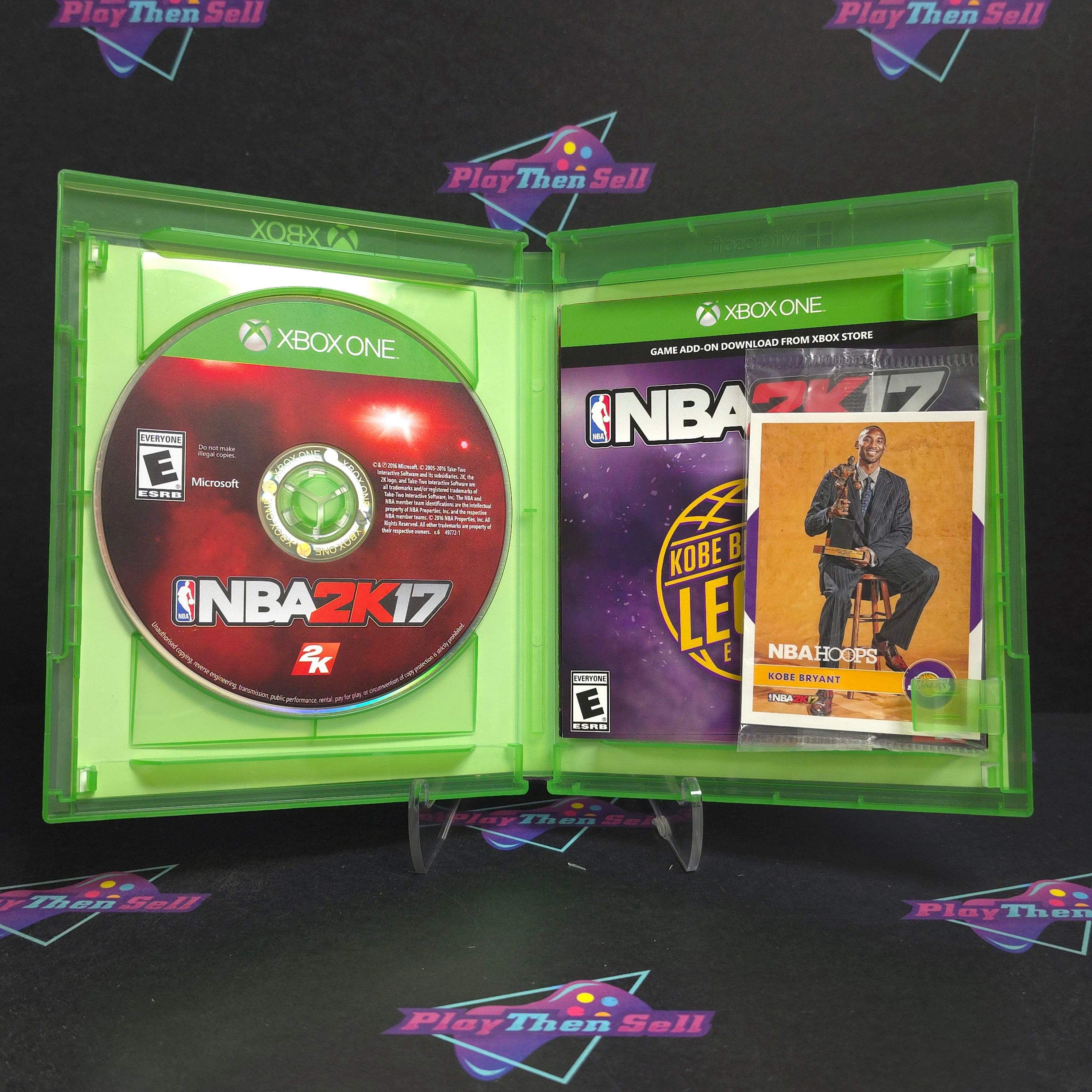 NBA 2K17 Legend Edition Xbox One + Skin/Poster/Card Complete - Excellent