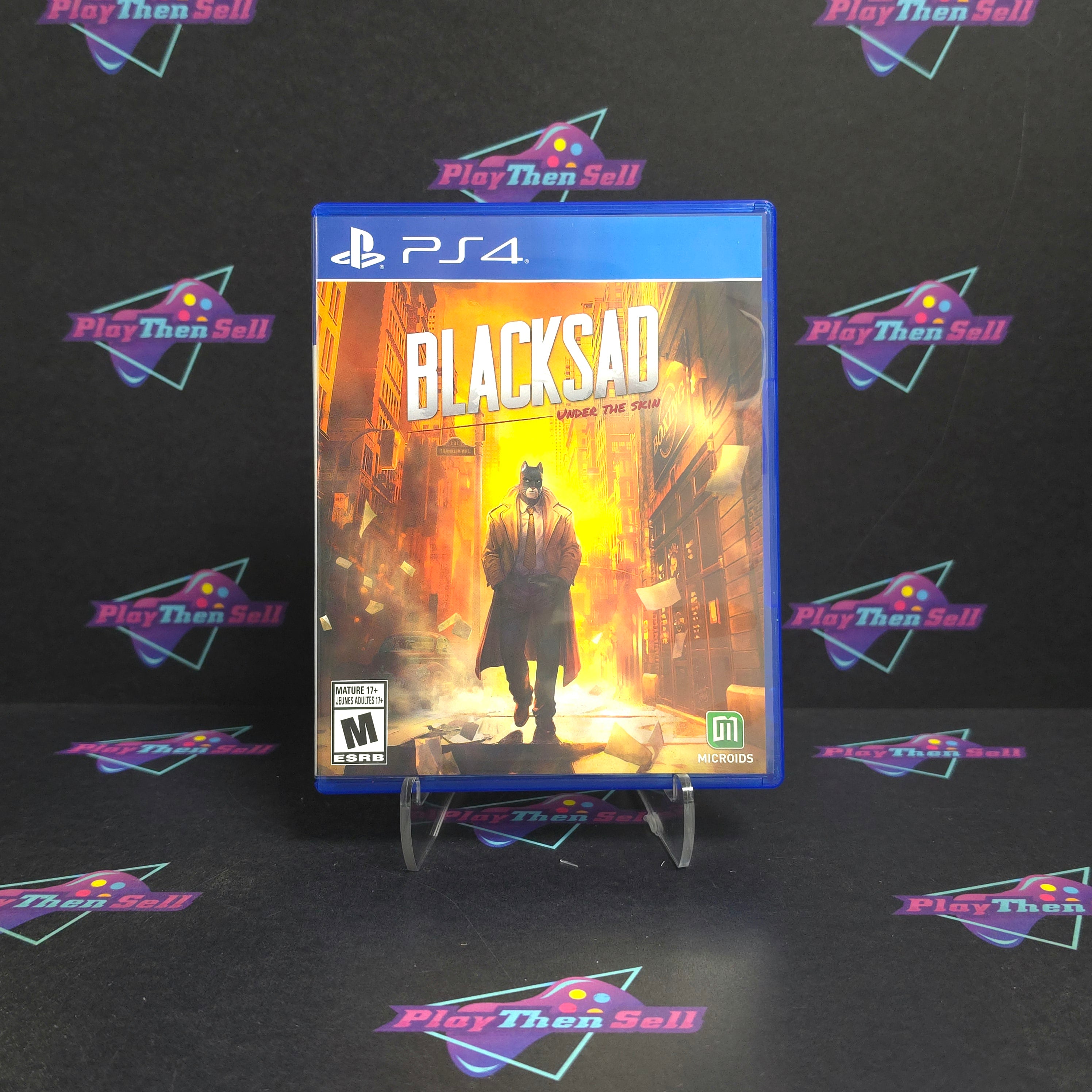 Blacksad Under the Skin PS4 PlayStation 4 Complete - Excellent