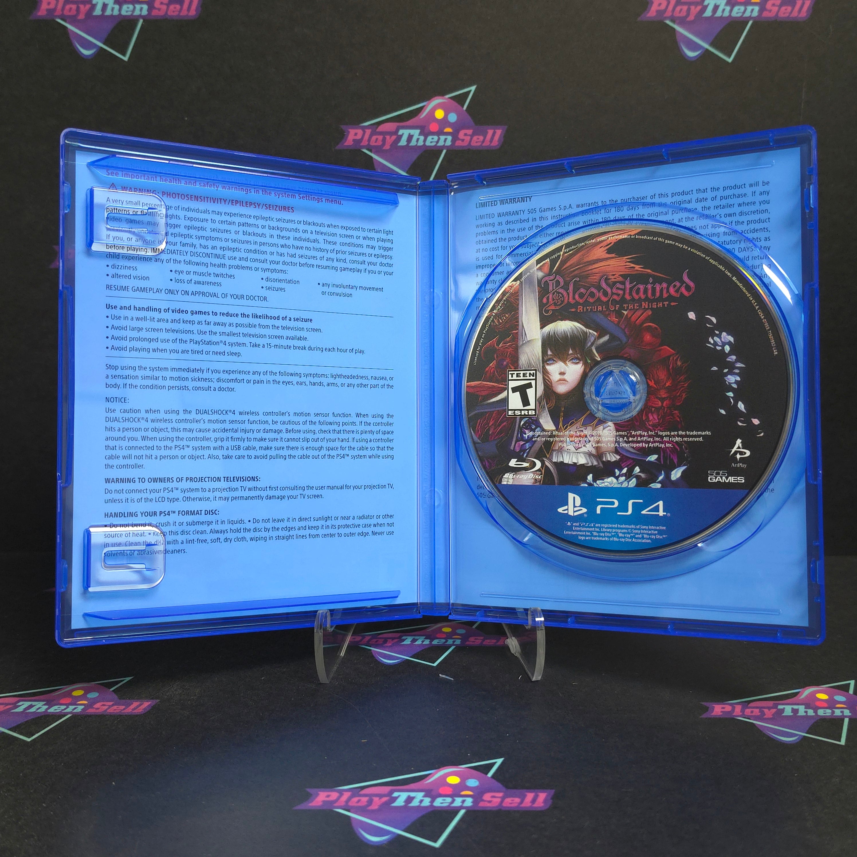 Bloodstained Ritual of the Night PS4 PlayStation 4 Complete - Excellent