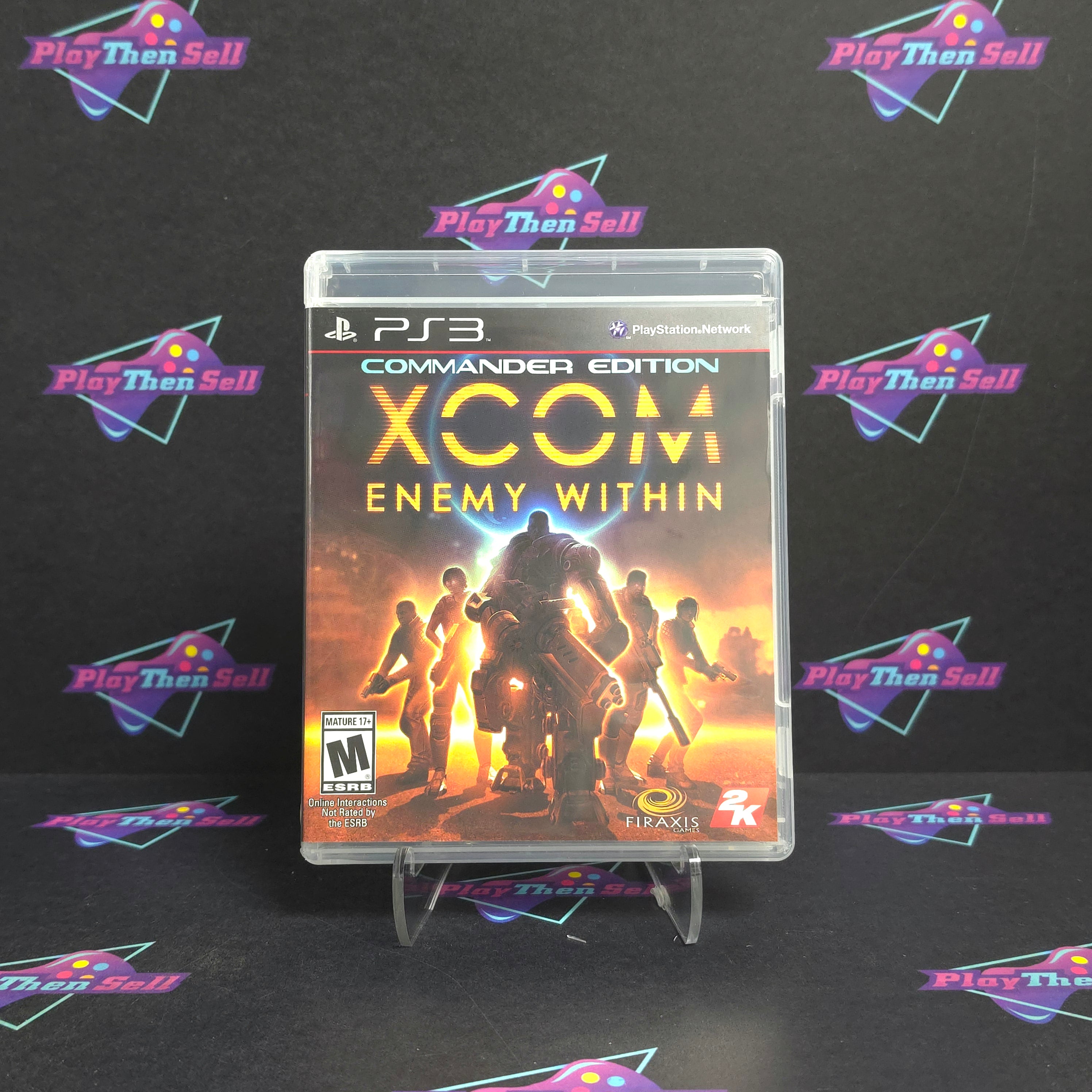 XCOM Enemy Within Commander Ed. PS3 PlayStation 3 Complete - Excellent