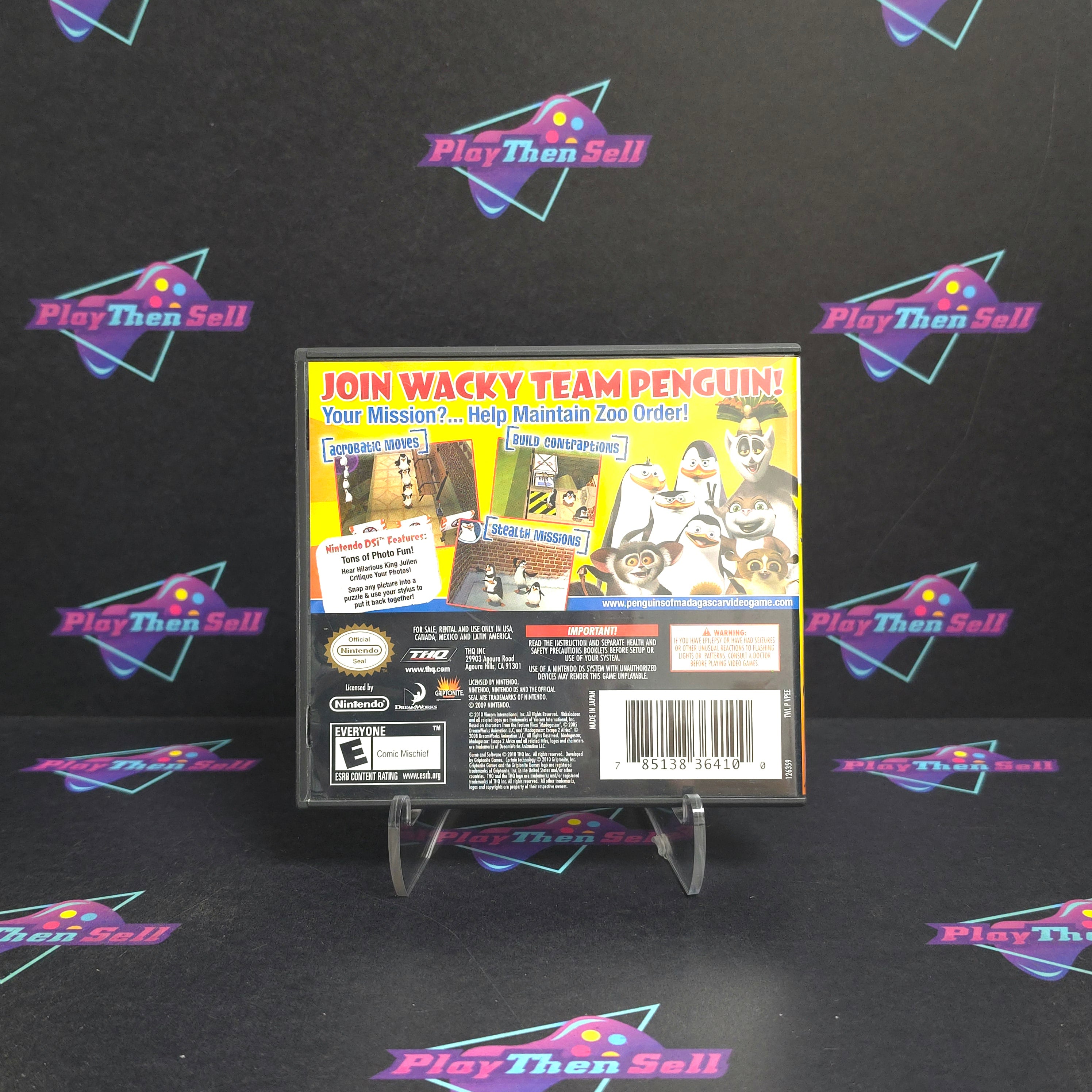The Penguins of Madagascar Nintendo DS Complete - Excellent