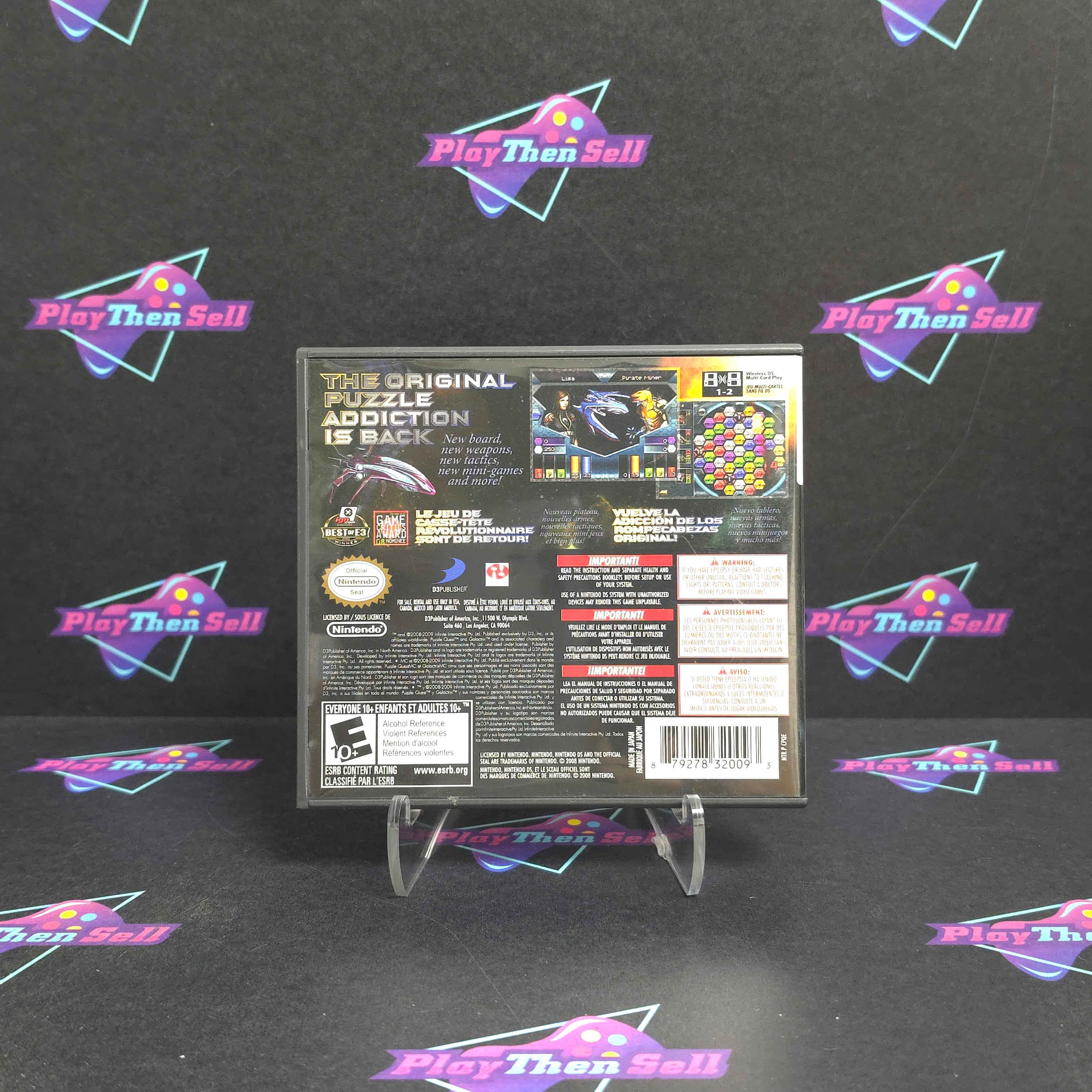 Puzzle Quest Galactrix Nintendo DS Complete - Very Good