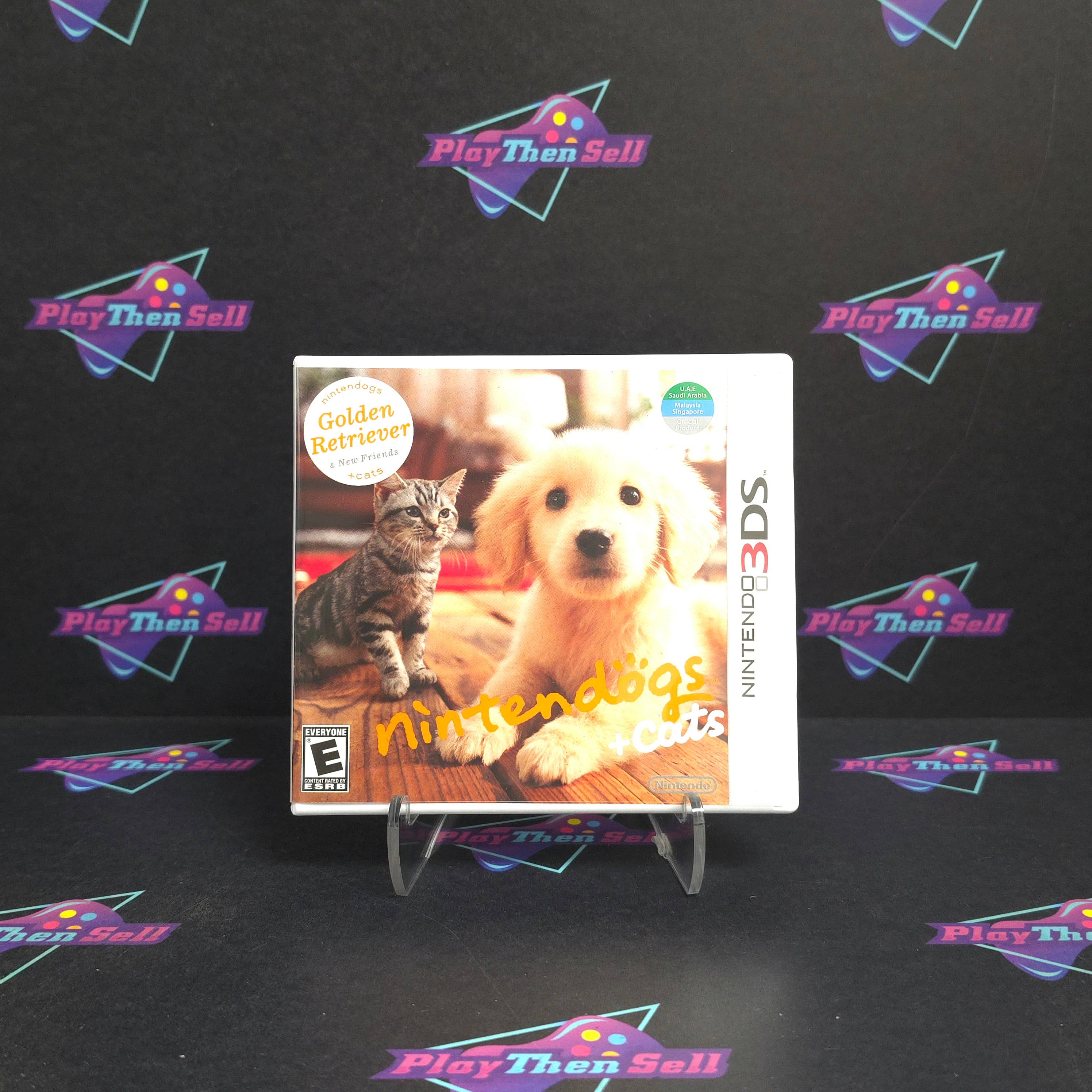 Nintendogs + Cats Golden Retriever & New Friends Nintendo 3DS - Very Good