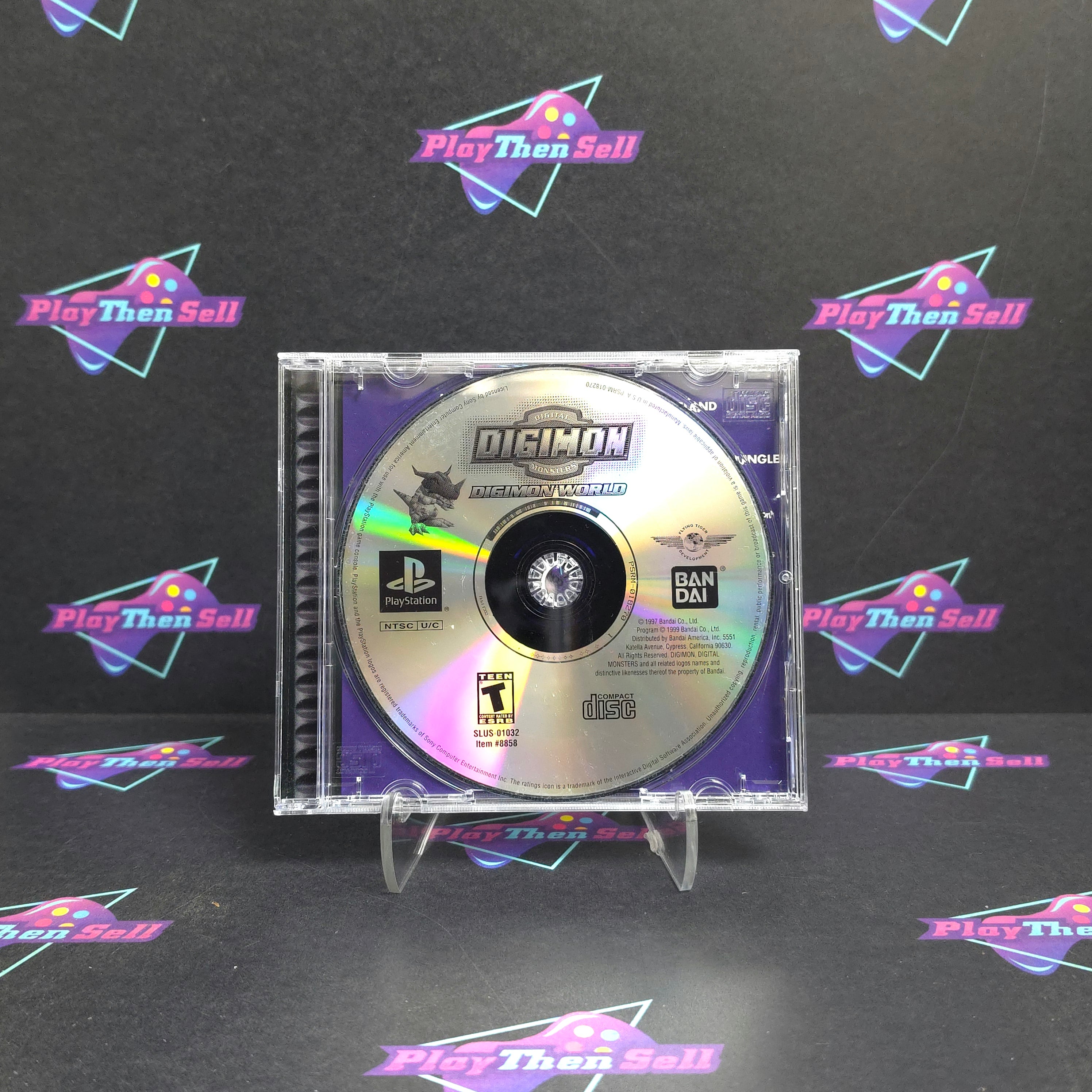 Digimon World PS1 PlayStation 1 - Very Good