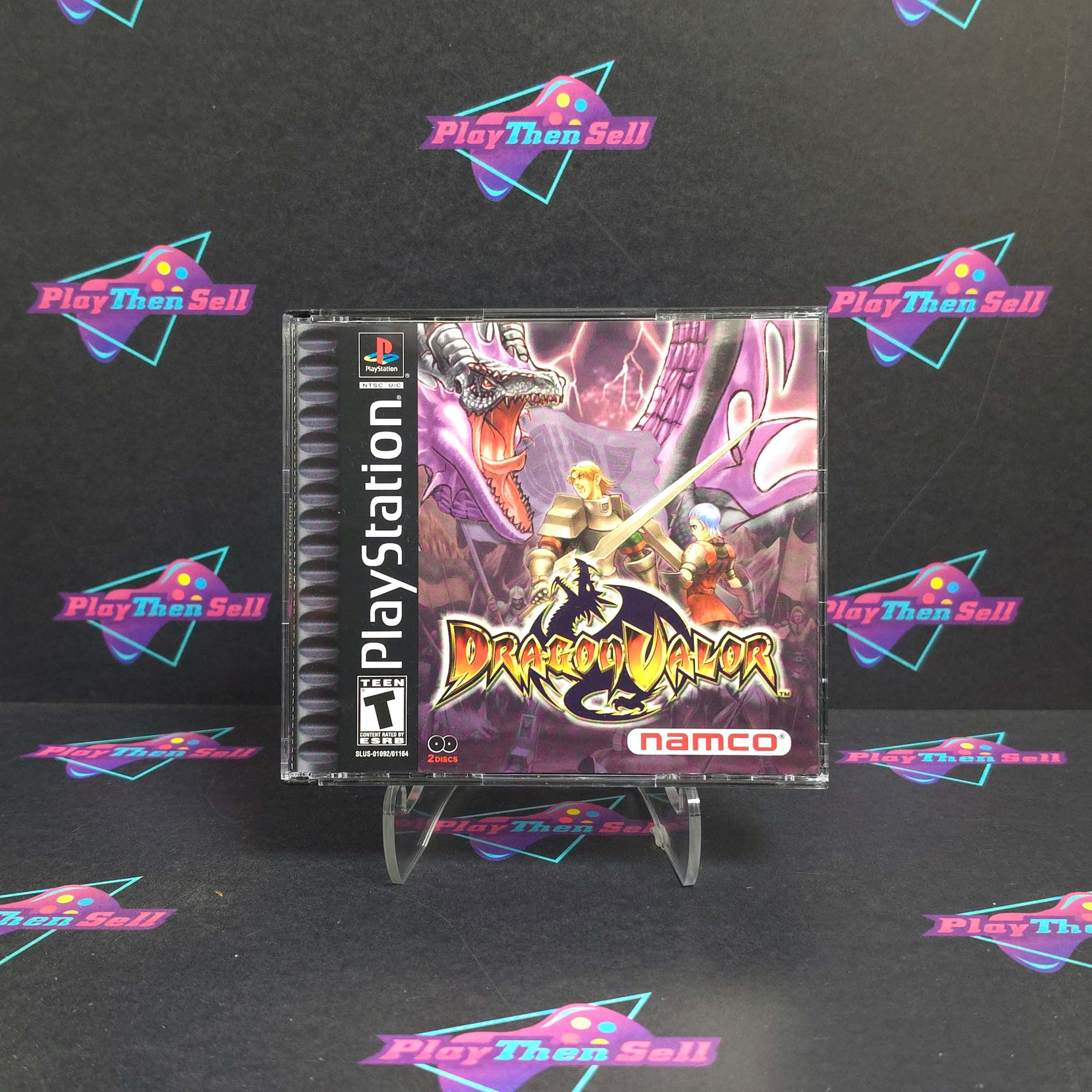 Dragon Valor PS1 PlayStation 1 + Reg Complete - Excellent