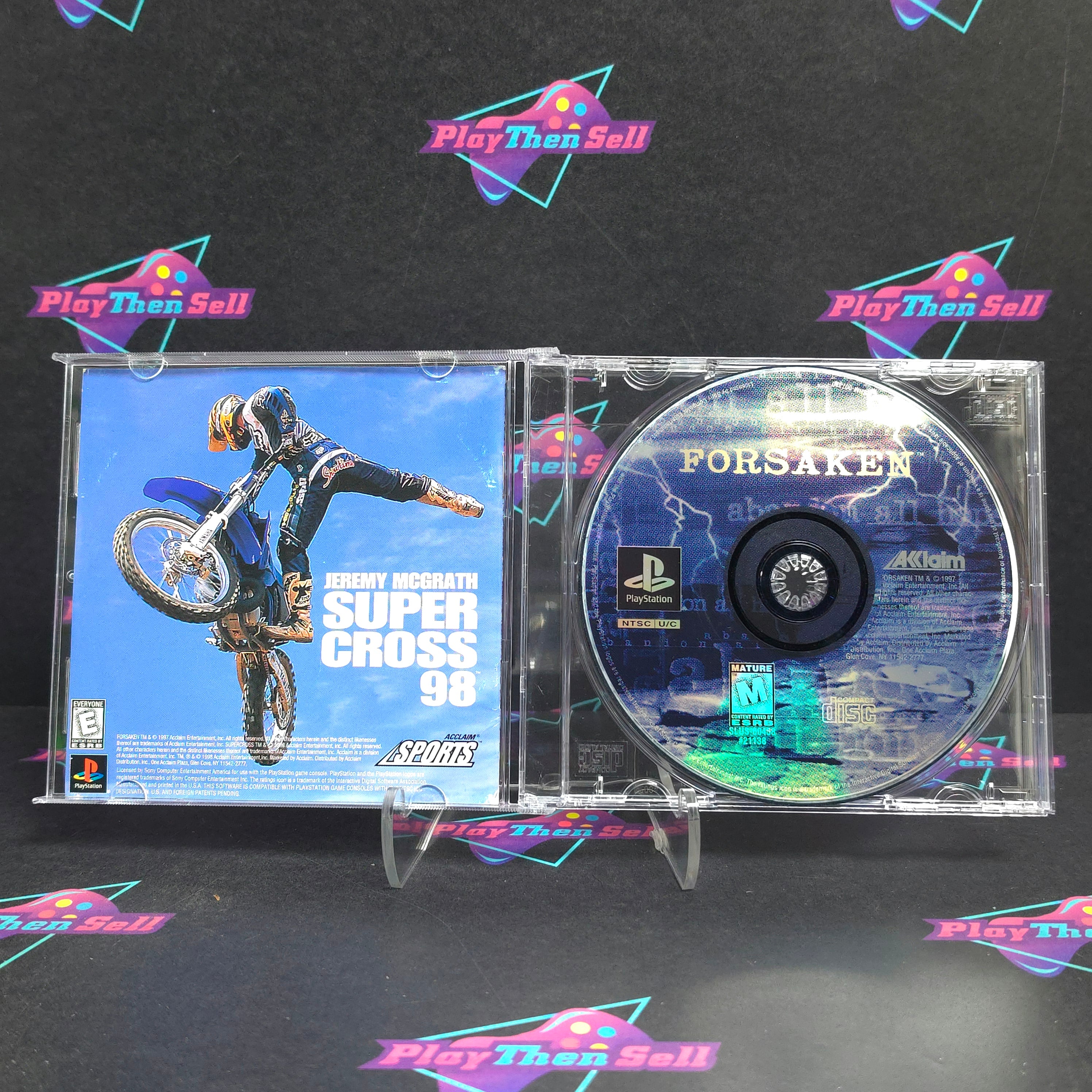 Forsaken PS1 PlayStation 1 + Reg - Very Good