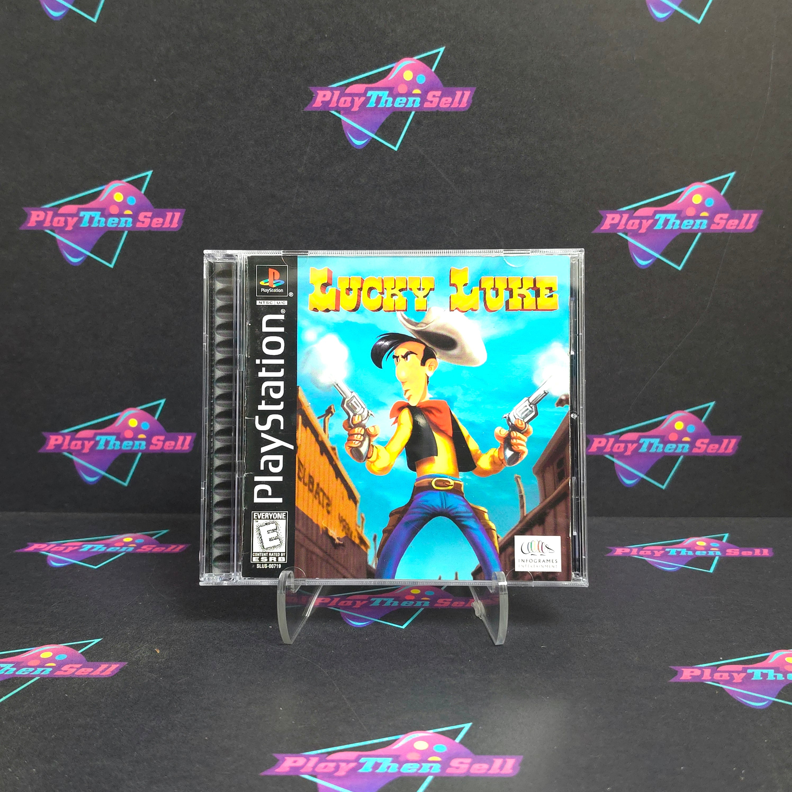Lucky Luke PS1 PlayStation 1 Complete - Very Good