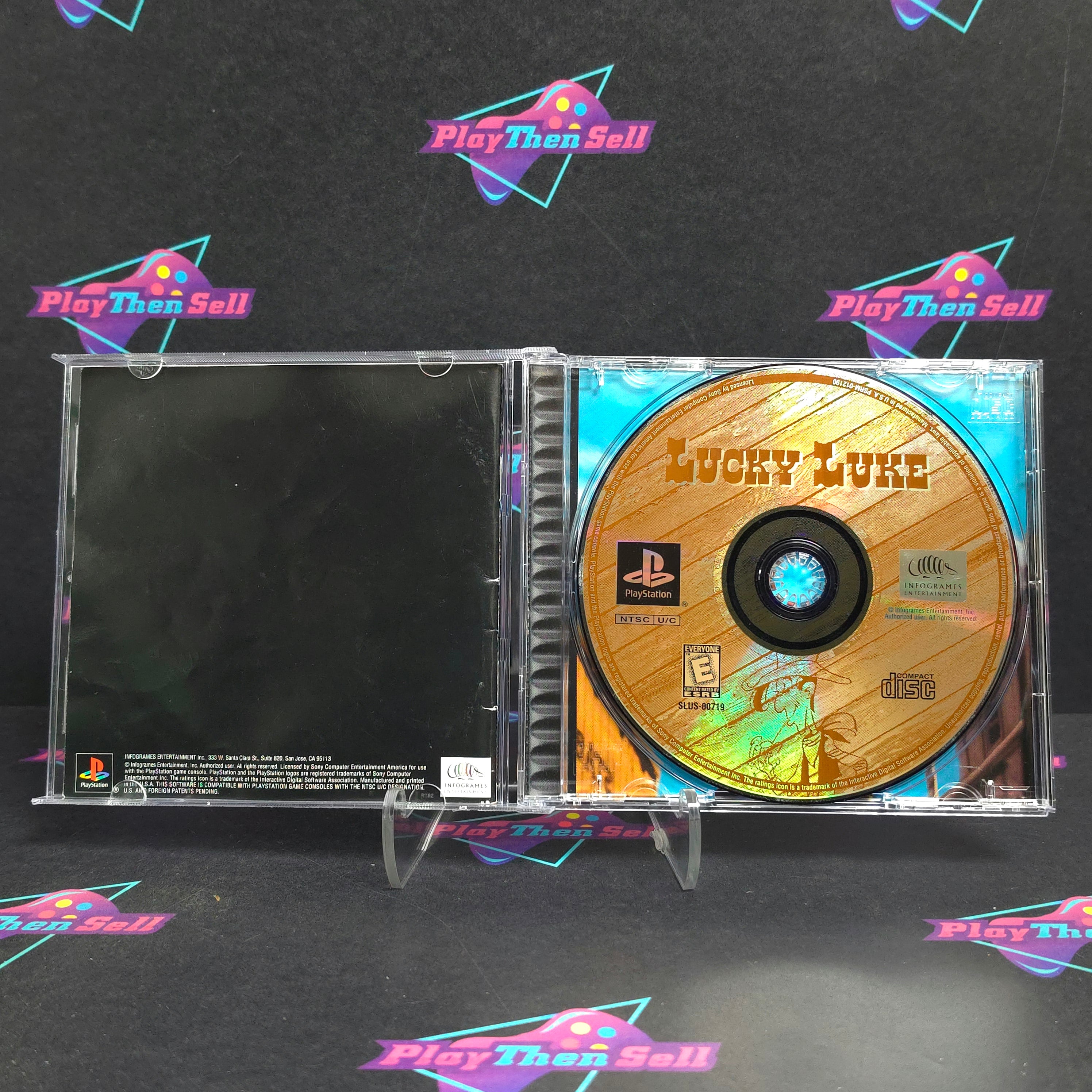 Lucky Luke PS1 PlayStation 1 Complete - Very Good