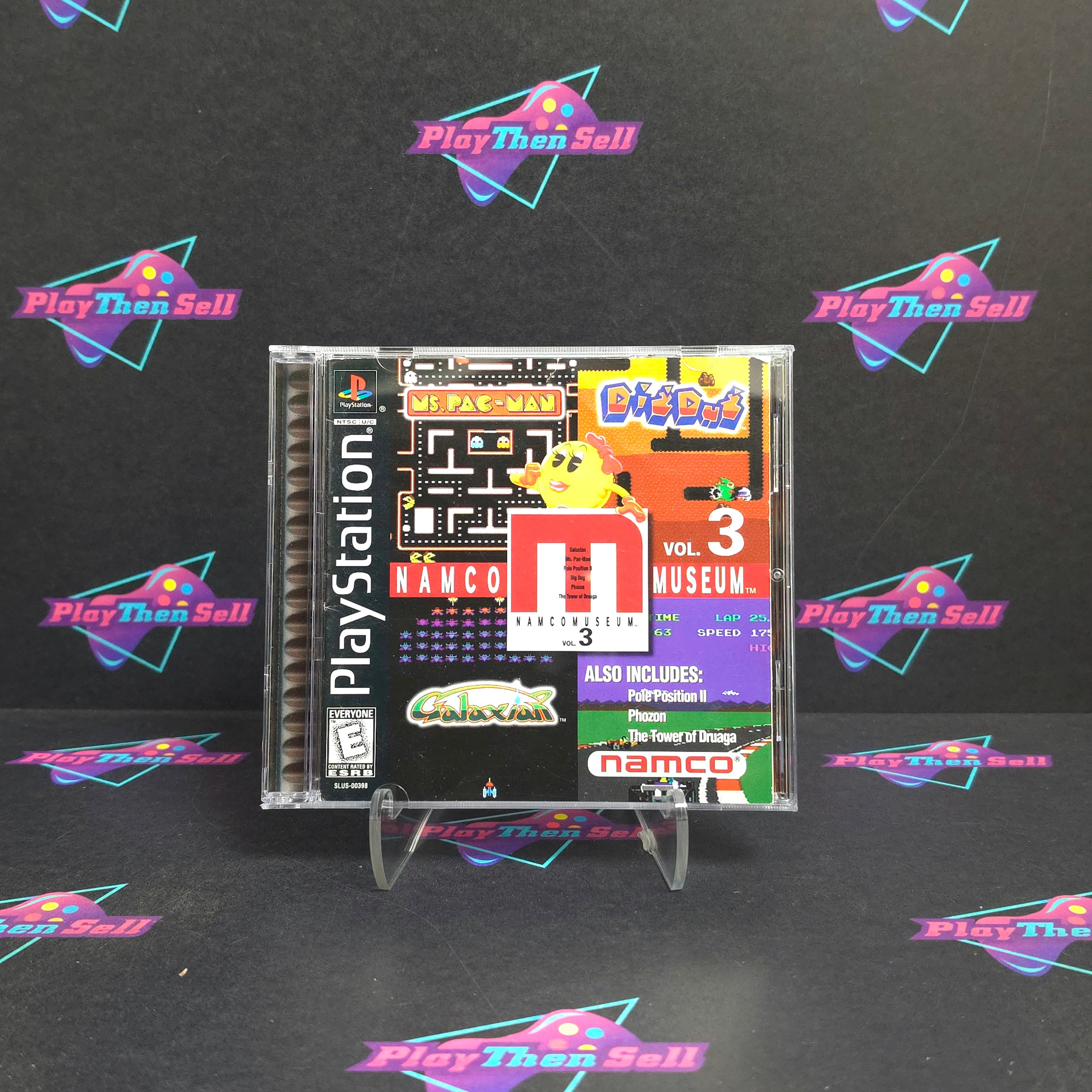 Namco Museum Vol. 3 PS1 PlayStation 1 + Reg Card Complete  - Very Good