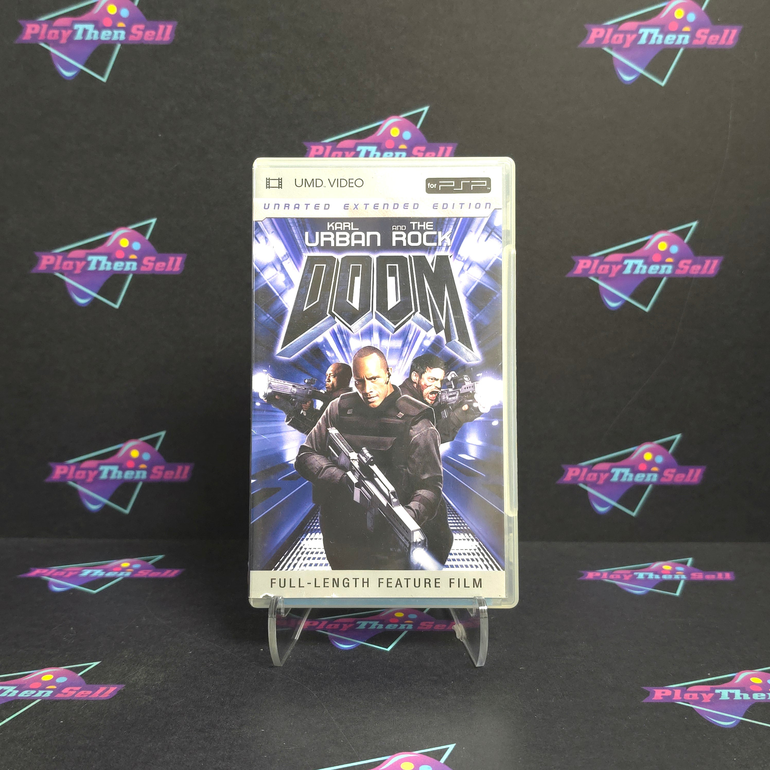 Doom Sony PSP Movie Clear UMD Complete - Very Good