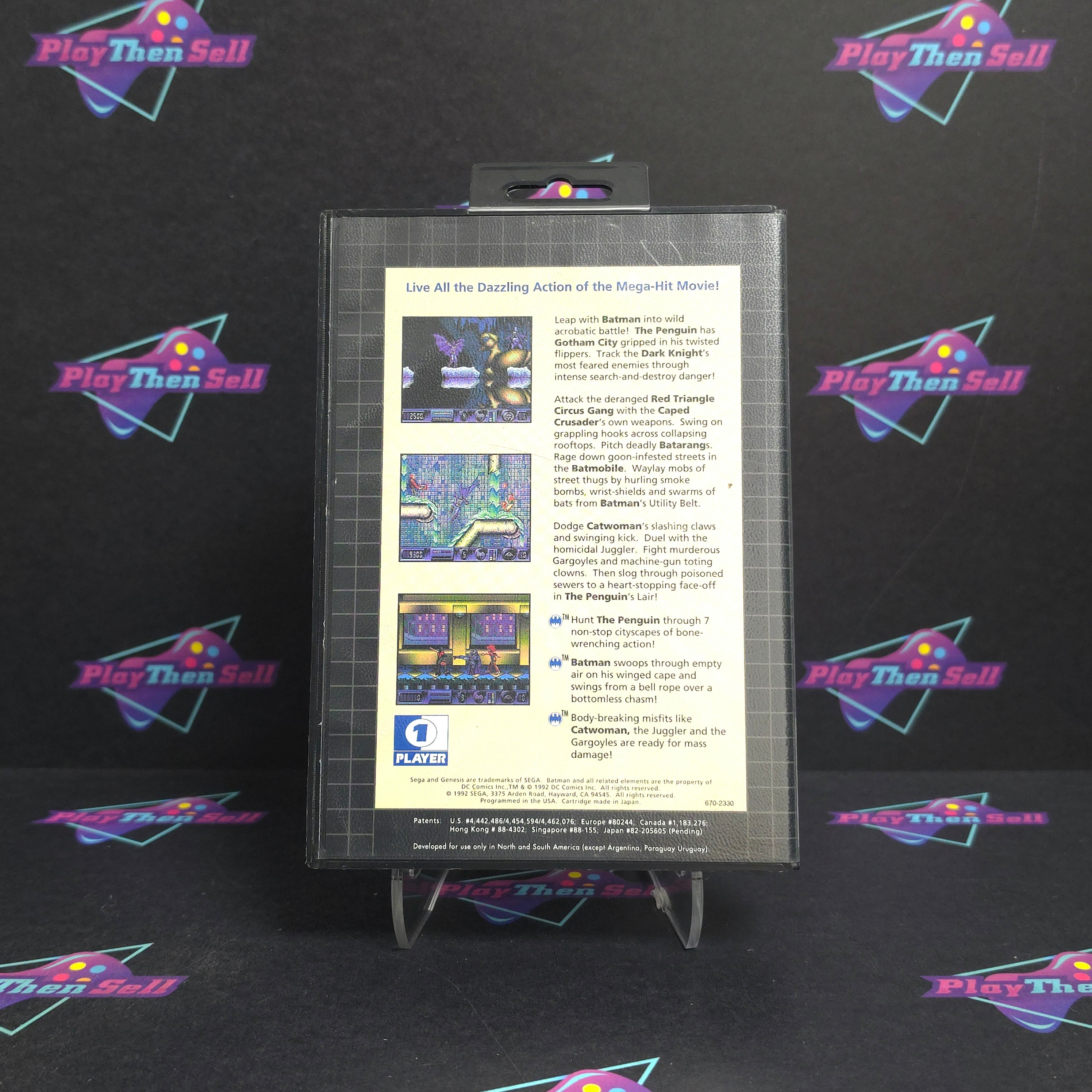 Batman Returns Sega Genesis Boxed - Very Good