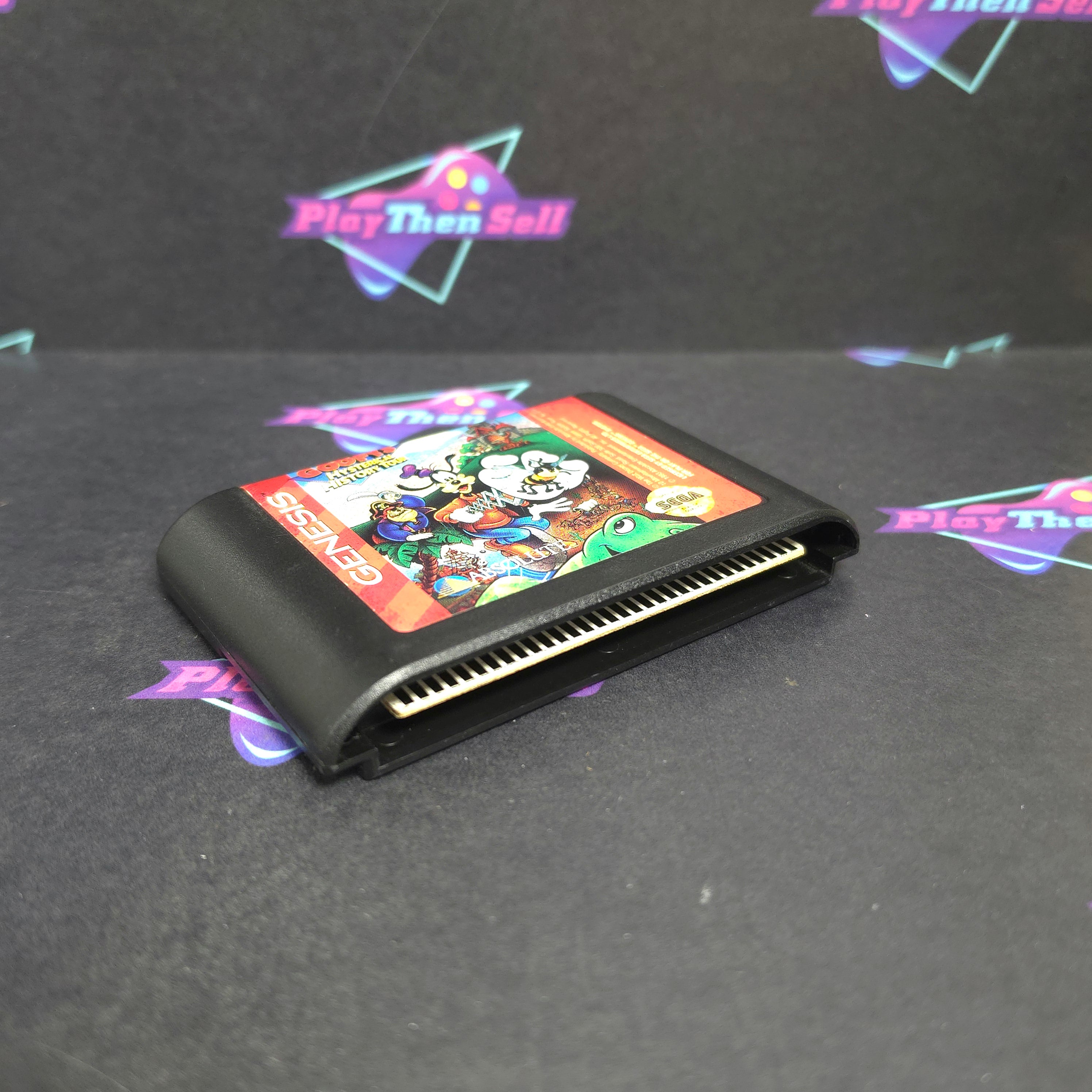 Goofy's Hysterical History Tour Sega Genesis Boxed - Very Good