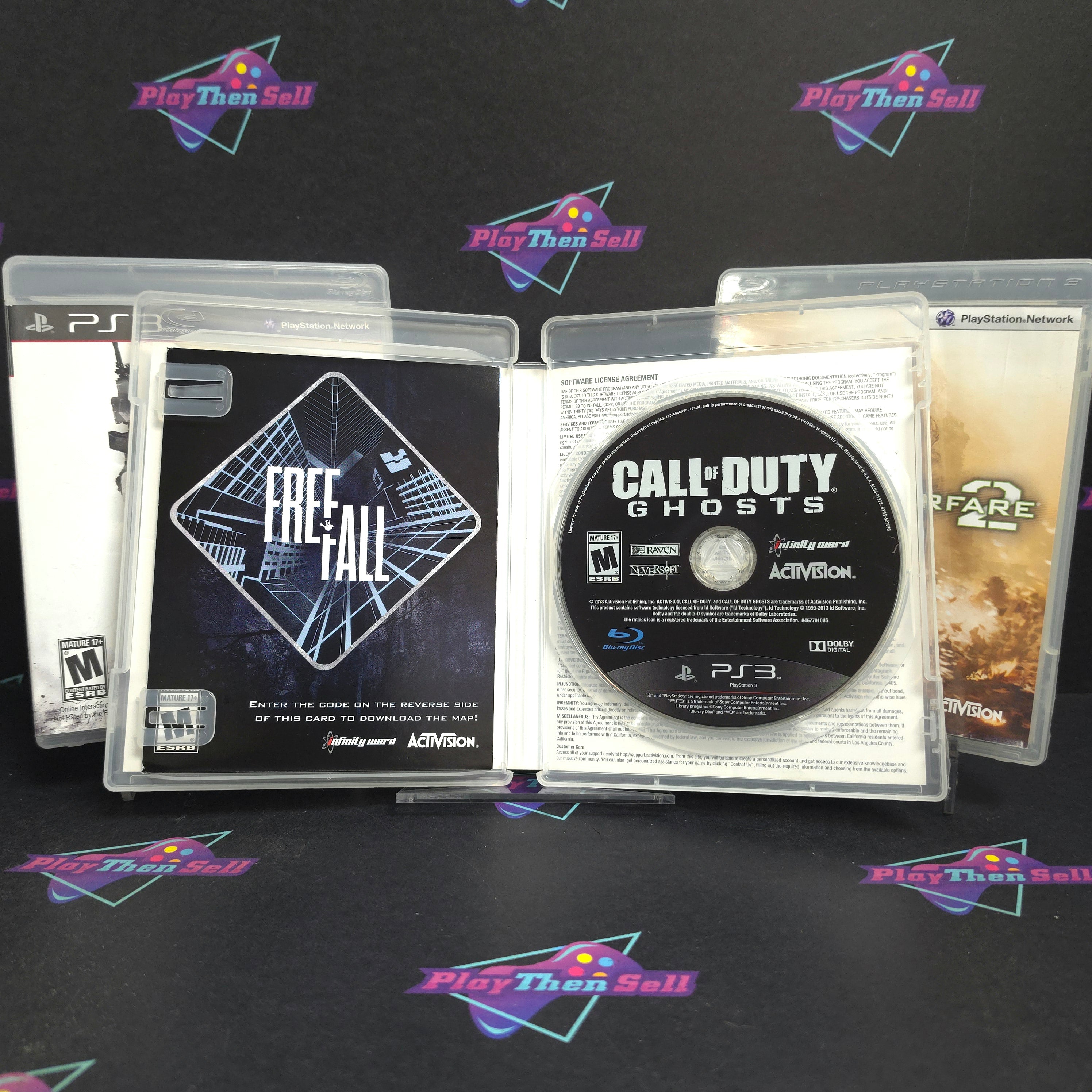 Call of Duty Collection (3-Game Lot) Modern Warfare 2, 3 & Ghosts PS3 CIB - Very Good