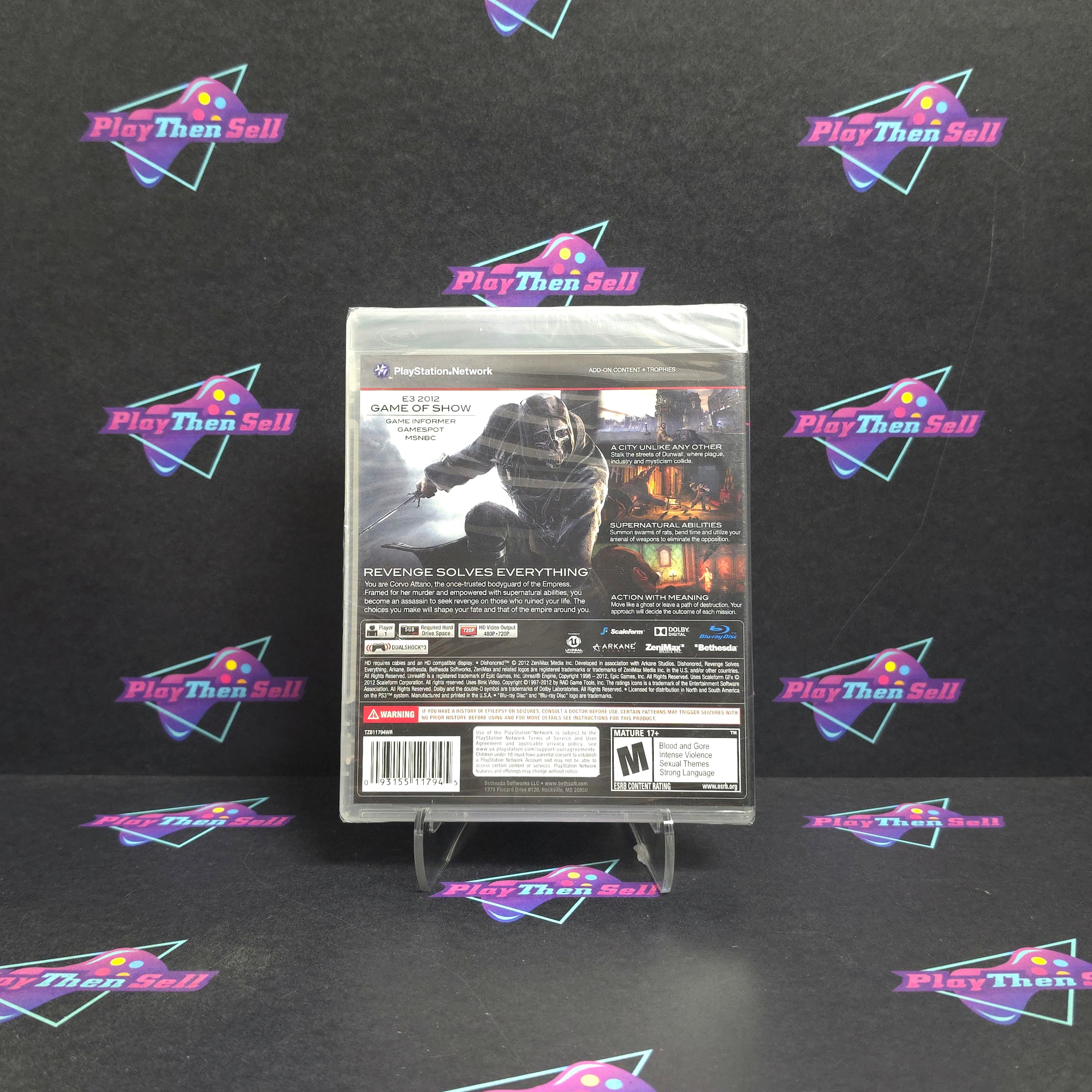 Dishonored PS3 PlayStation 3 - New Sealed