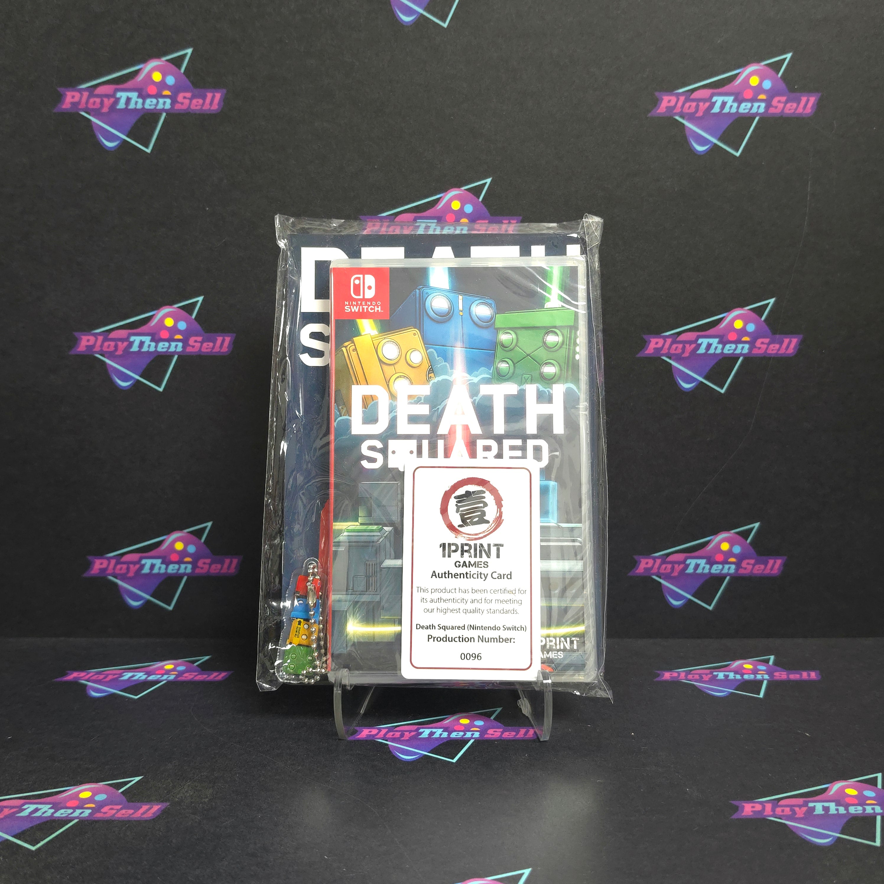 Death Squared Limited Edition Nintendo Switch 1Print Games + Keychain Card - New Sealed