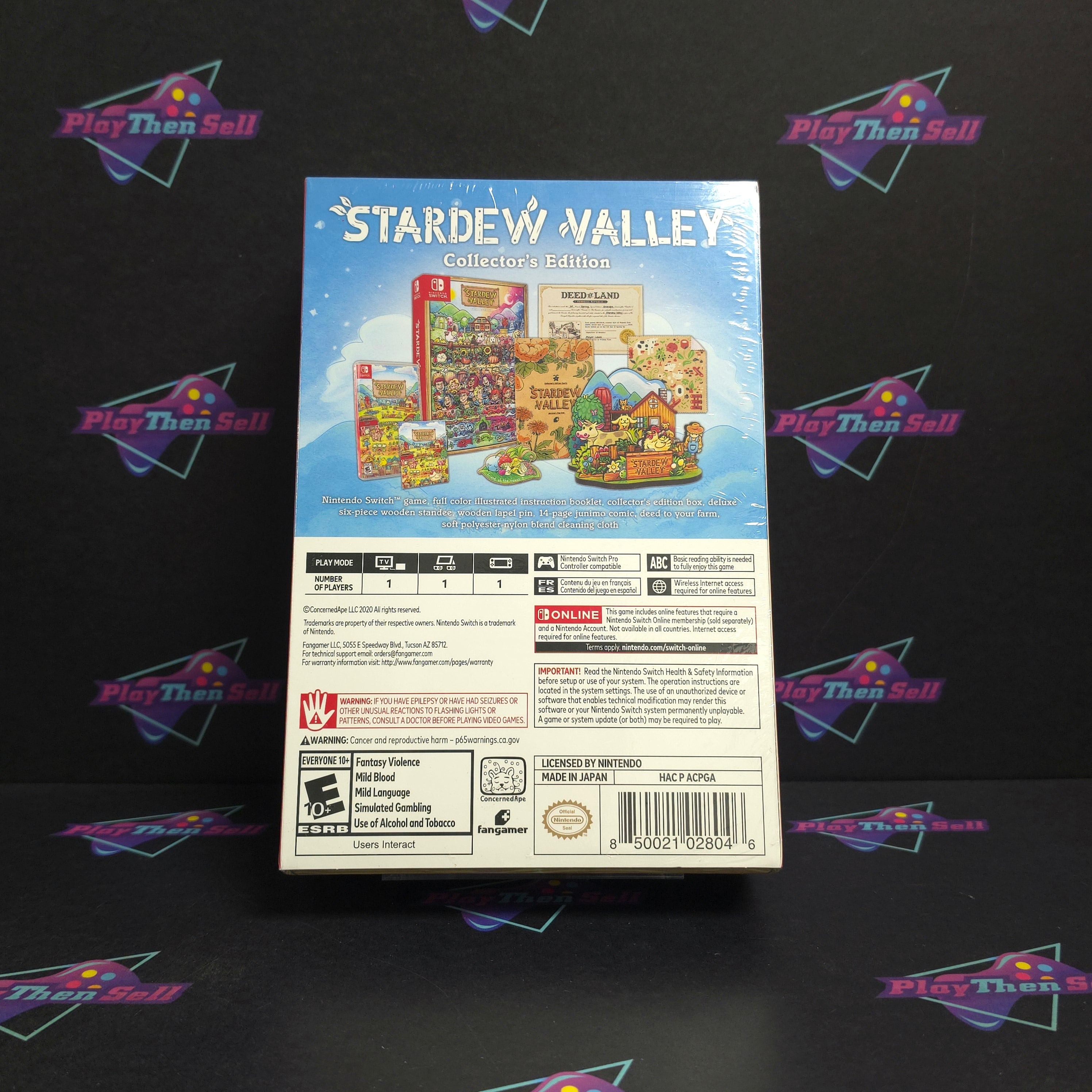 Stardew Valley Collector's Edition Nintendo Switch - Sealed New