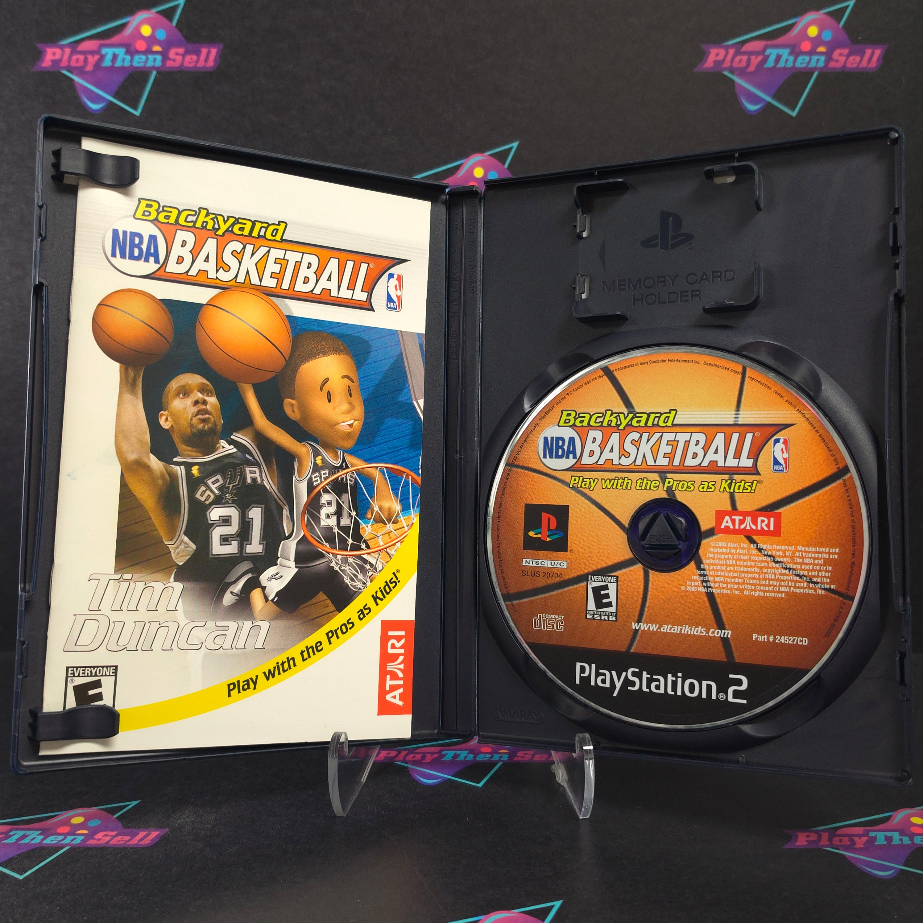 Backyard Basketball PS2 PlayStation 2 Complete - Very Good