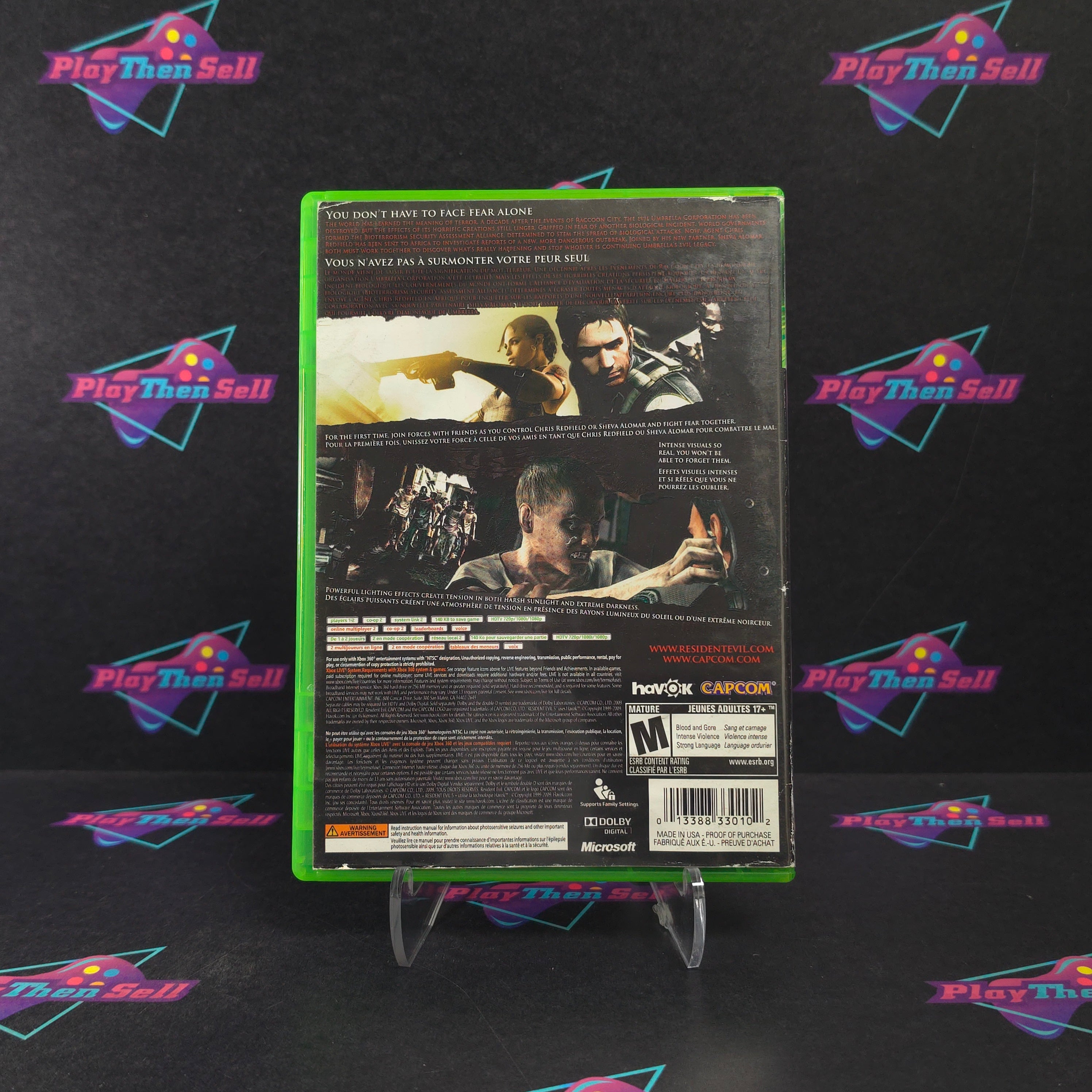 Resident Evil 5 Xbox 360 Complete - Very Good