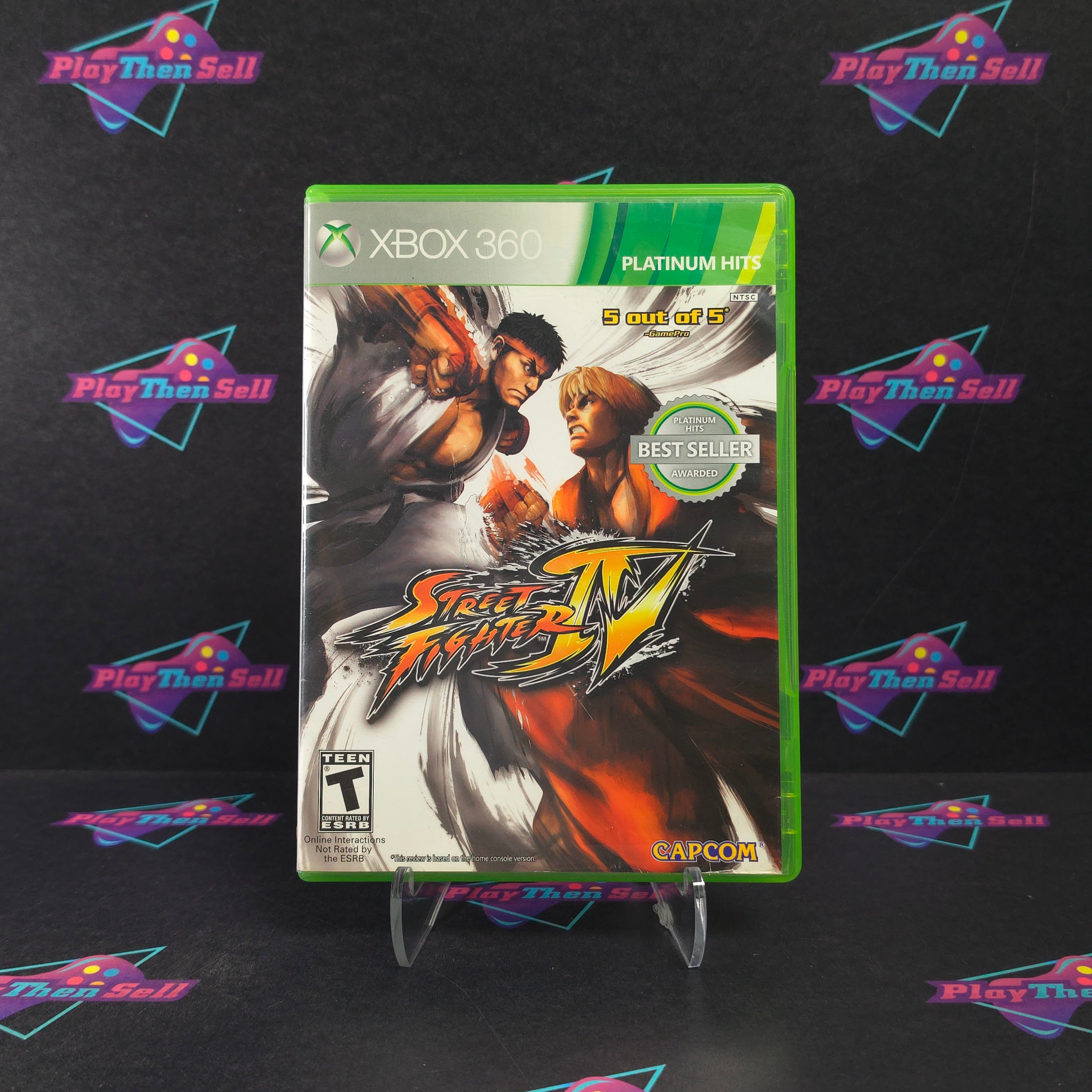 Street Fighter IV (4) Xbox 360 PH Complete - Very Good