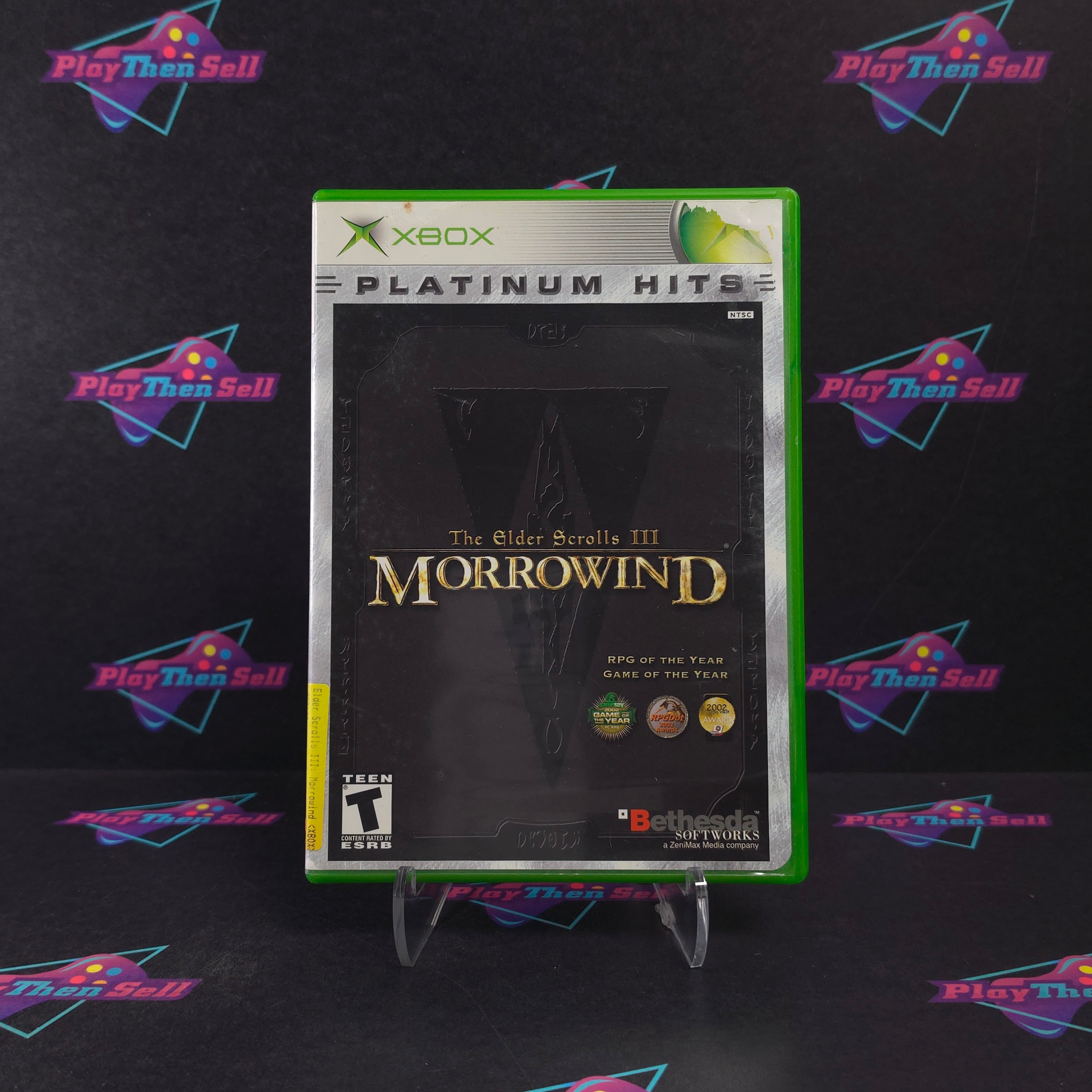The Elder Scrolls III (3) Morrowind Xbox PH + Map Complete - Very Good