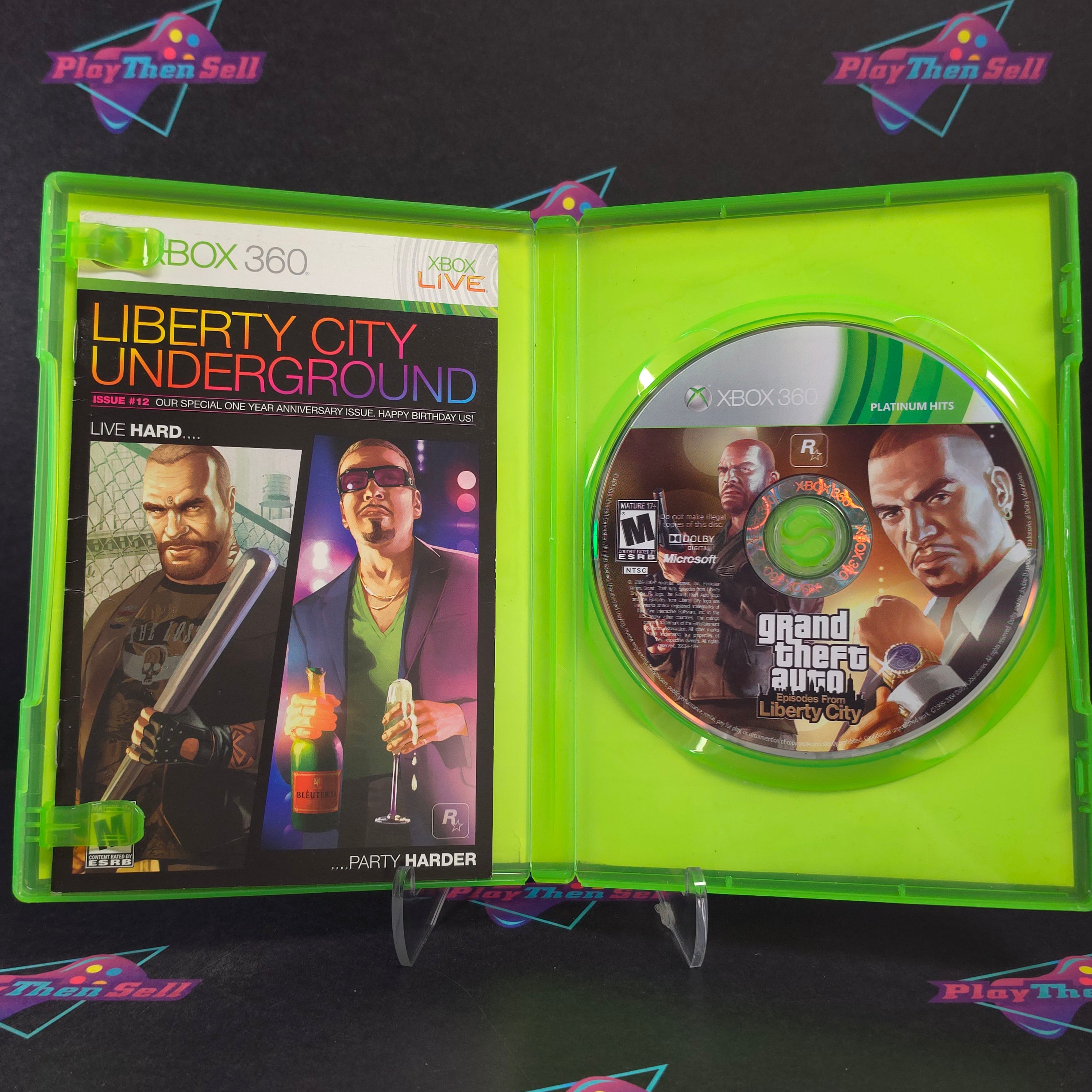 Grand Theft Auto Episodes From Liberty City Xbox 360 PH + Map Complete - Very Good