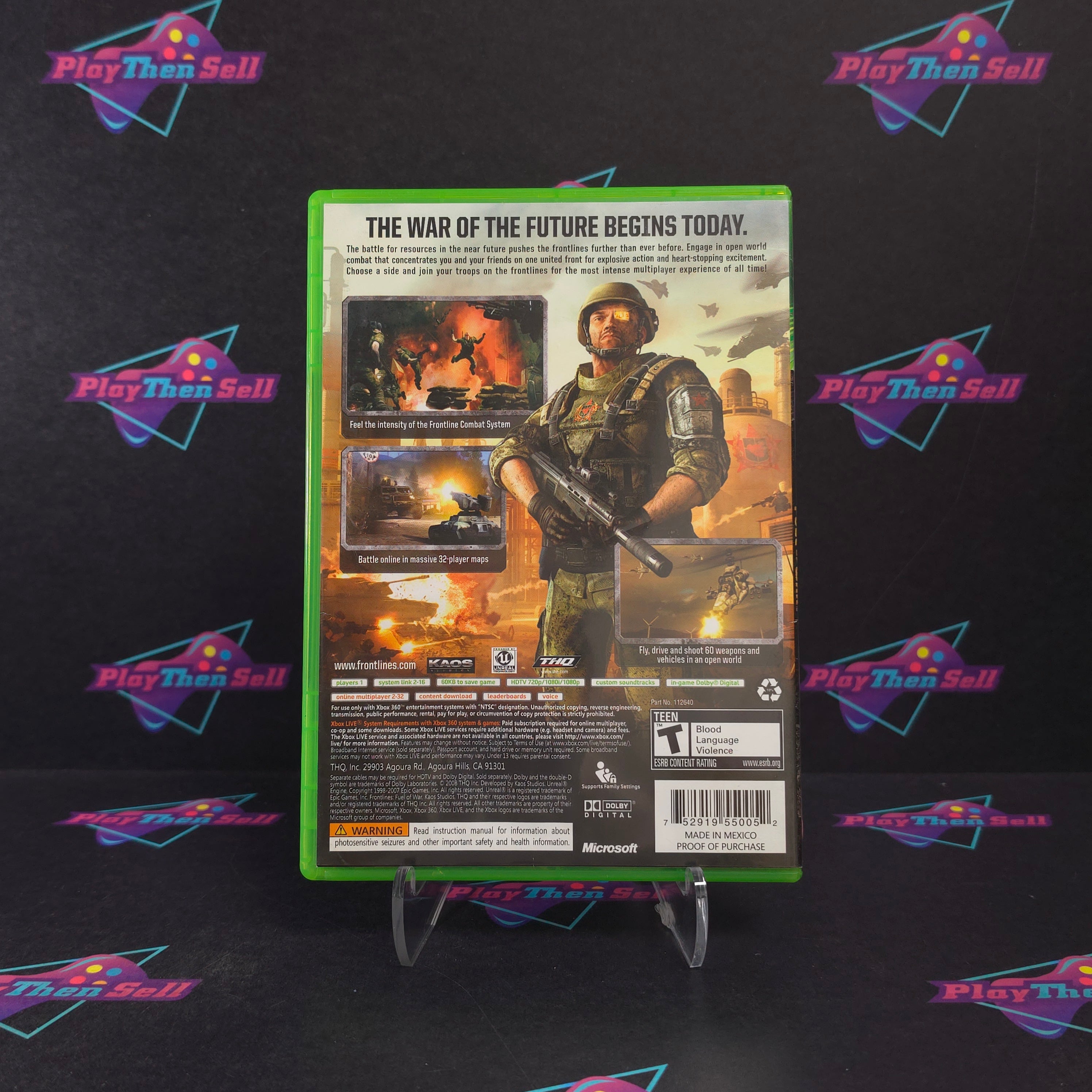 Frontlines Fuel of War Xbox 360 Complete - Very Good