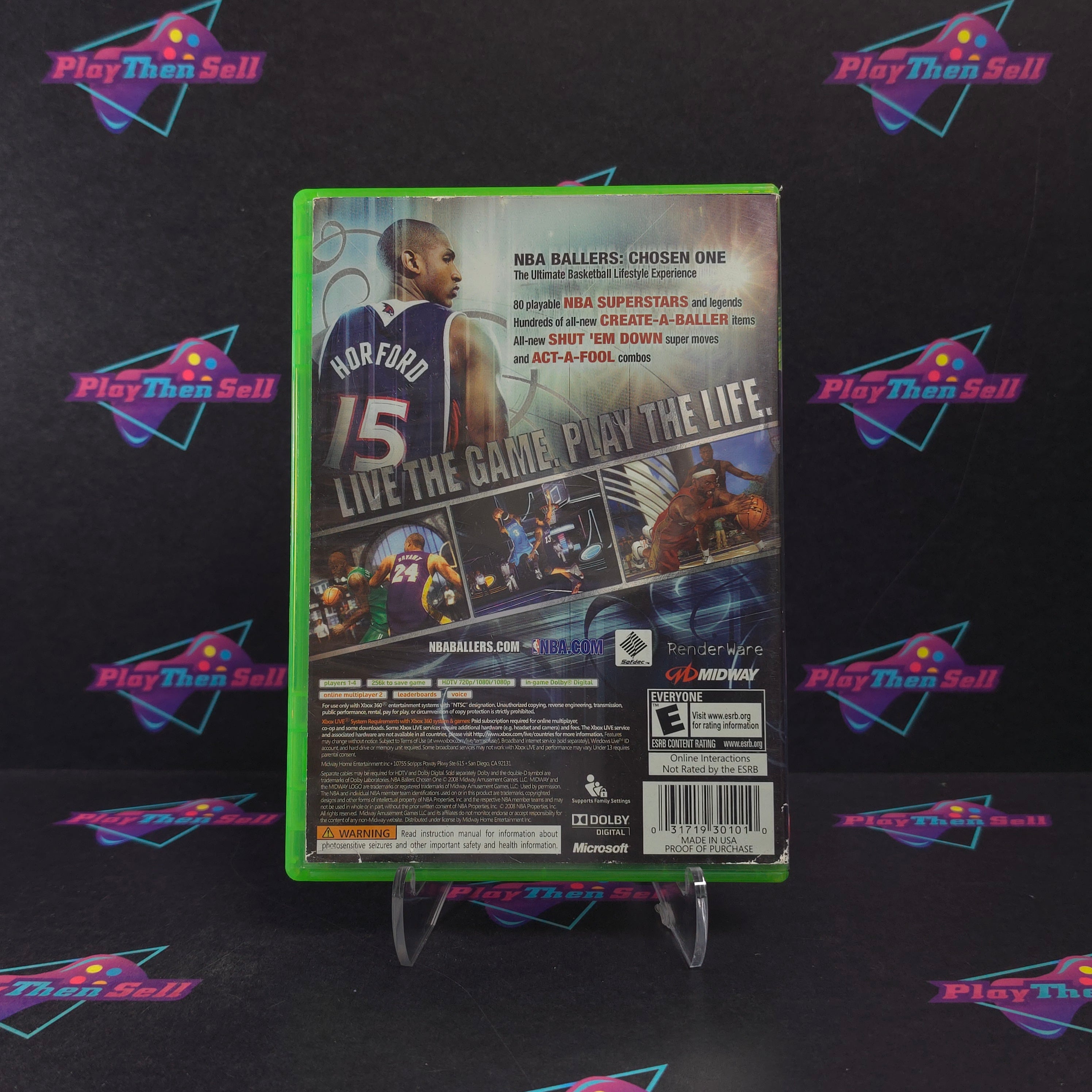 NBA Ballers Chosen One Xbox 360 Complete - Very Good