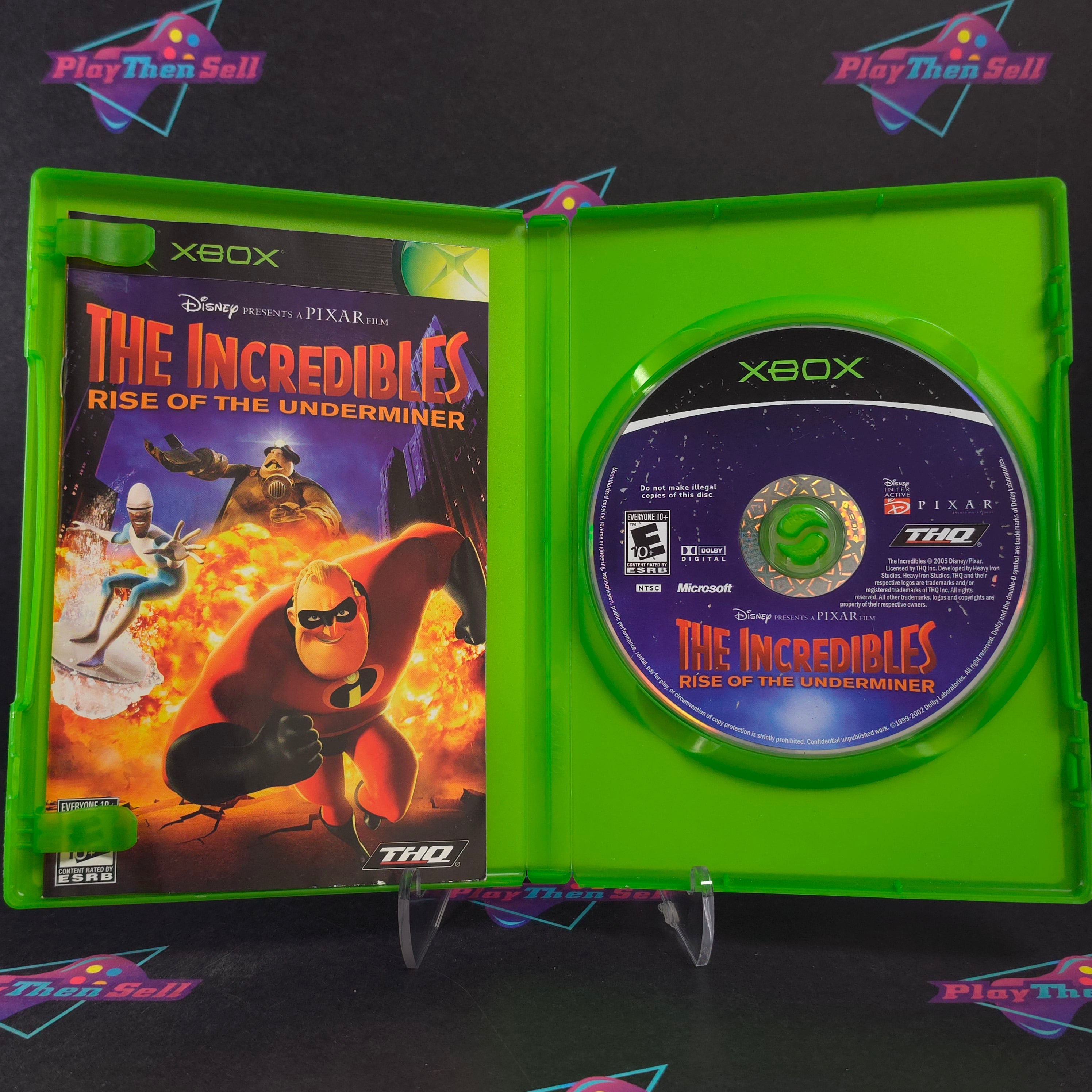 The Incredibles Rise of the Underminer Xbox Complete - Very Good