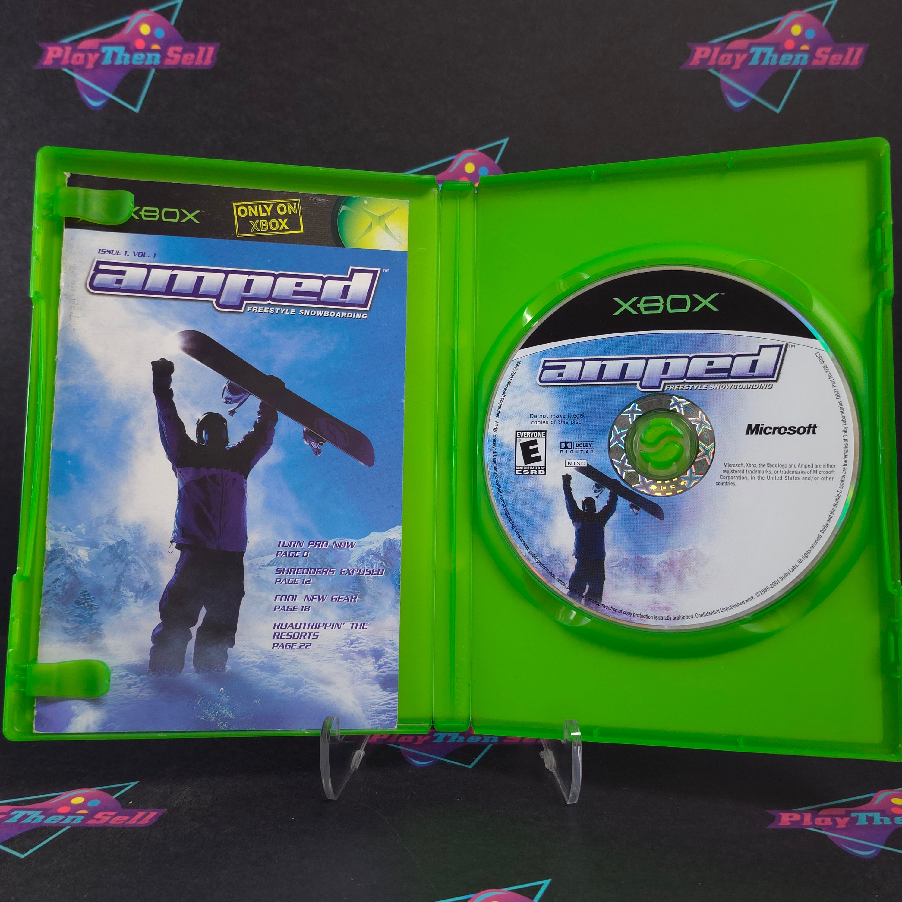 Amped Freestyle Snowboarding Xbox NFR Complete - Very Good