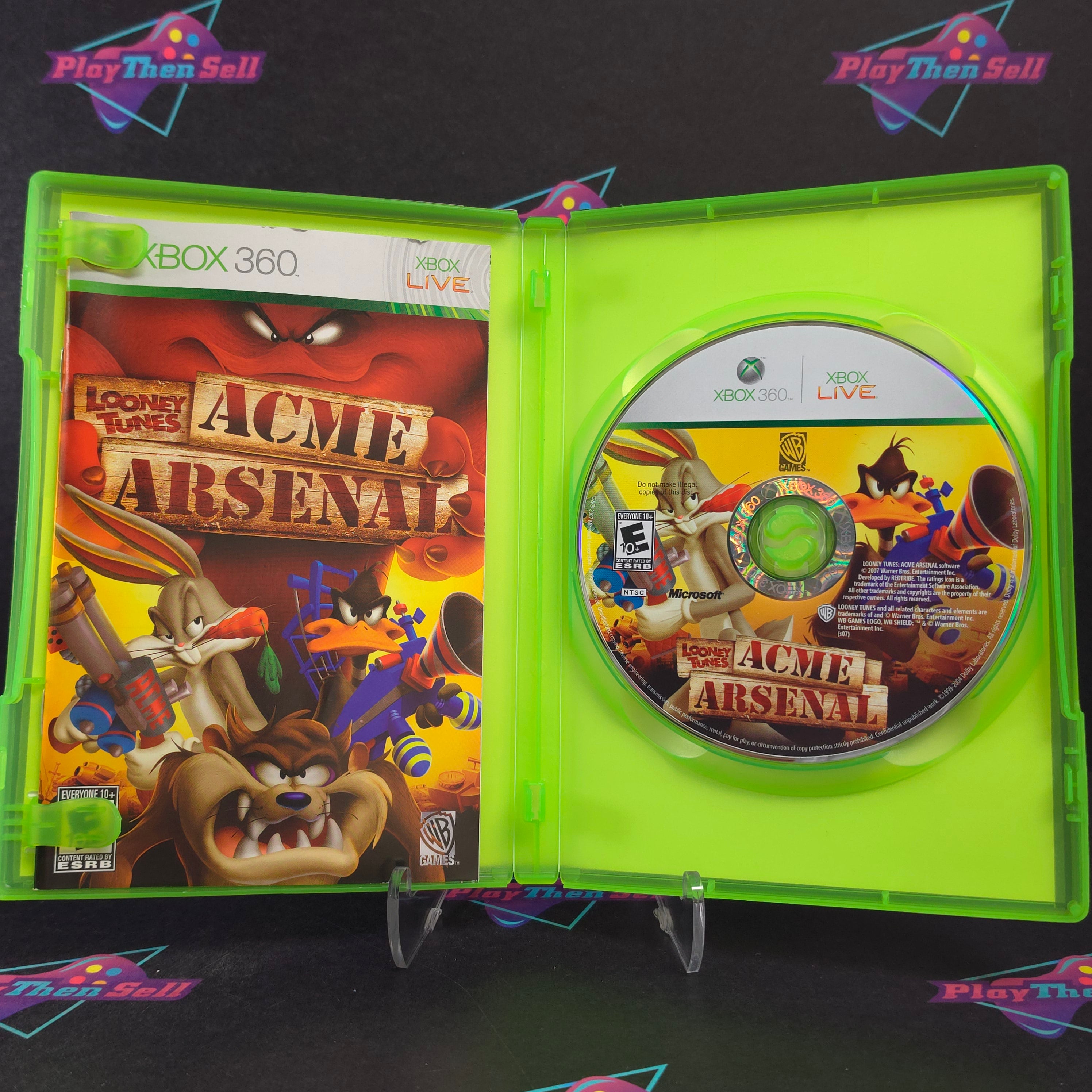 Looney Tunes Acme Arsenal Xbox 360 Complete - Excellent