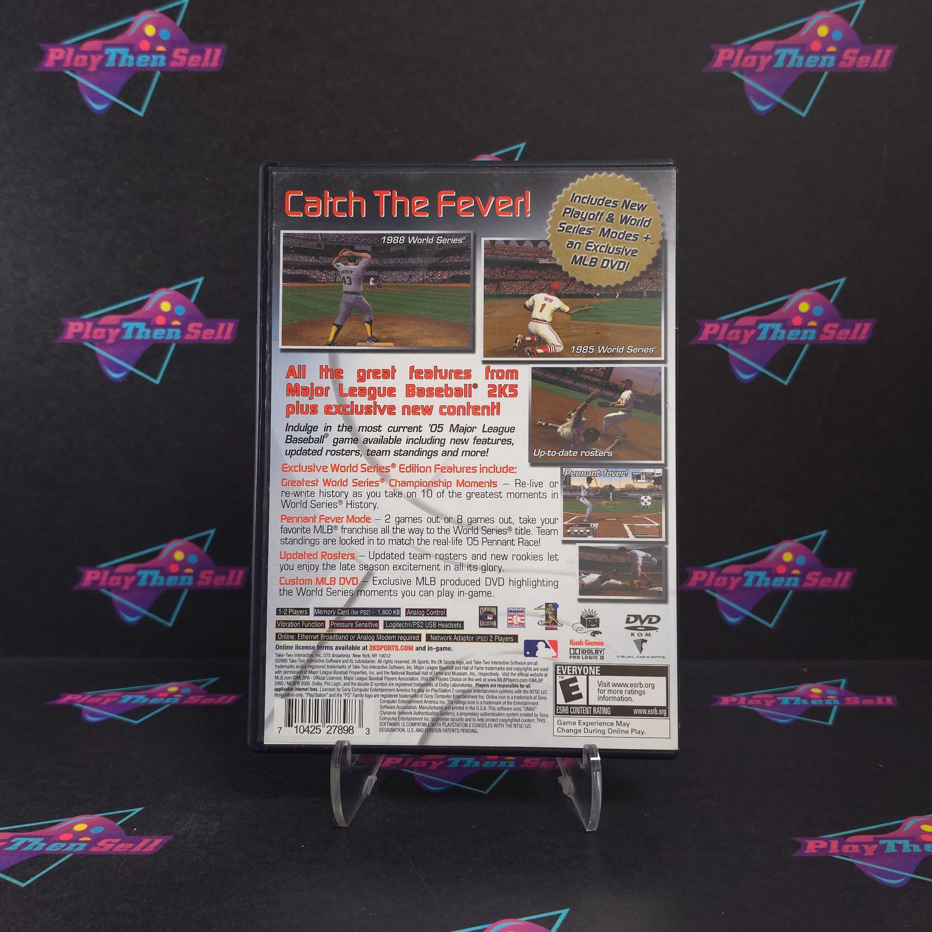 Major League Baseball 2K5 World Series 05 Edition PS2 PlayStation 2 Complete - Excellent
