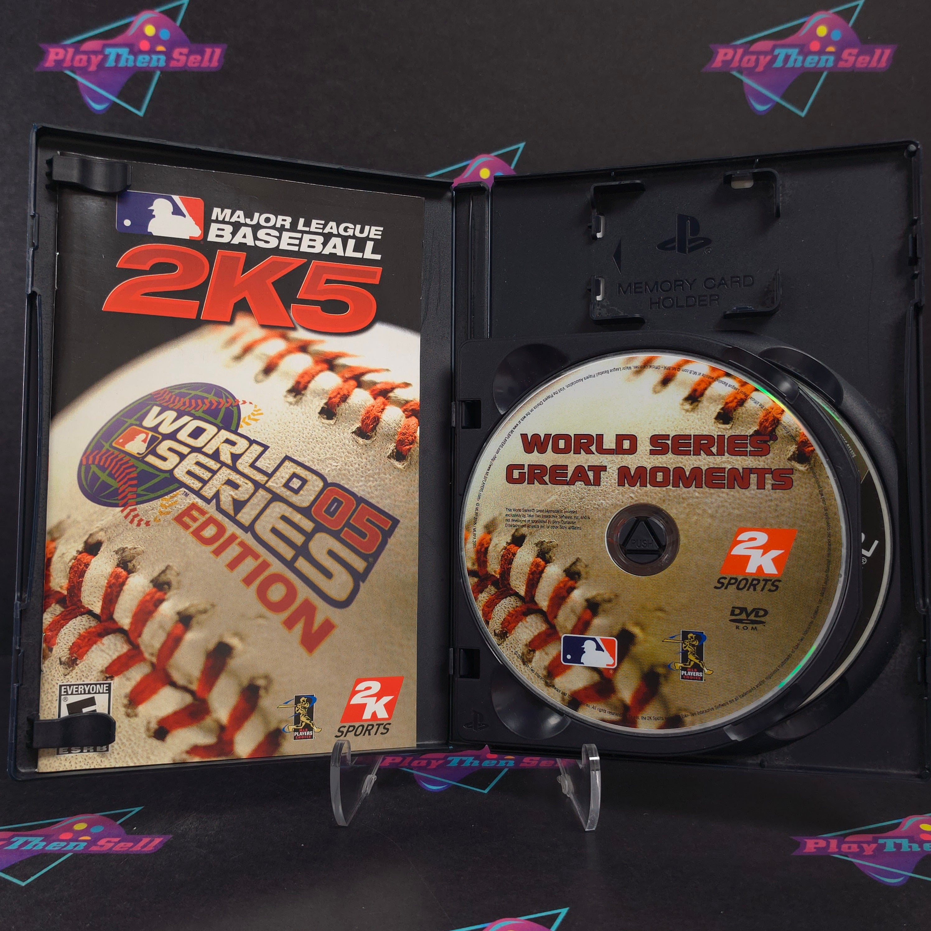 Major League Baseball 2K5 World Series 05 Edition PS2 PlayStation 2 Complete - Excellent