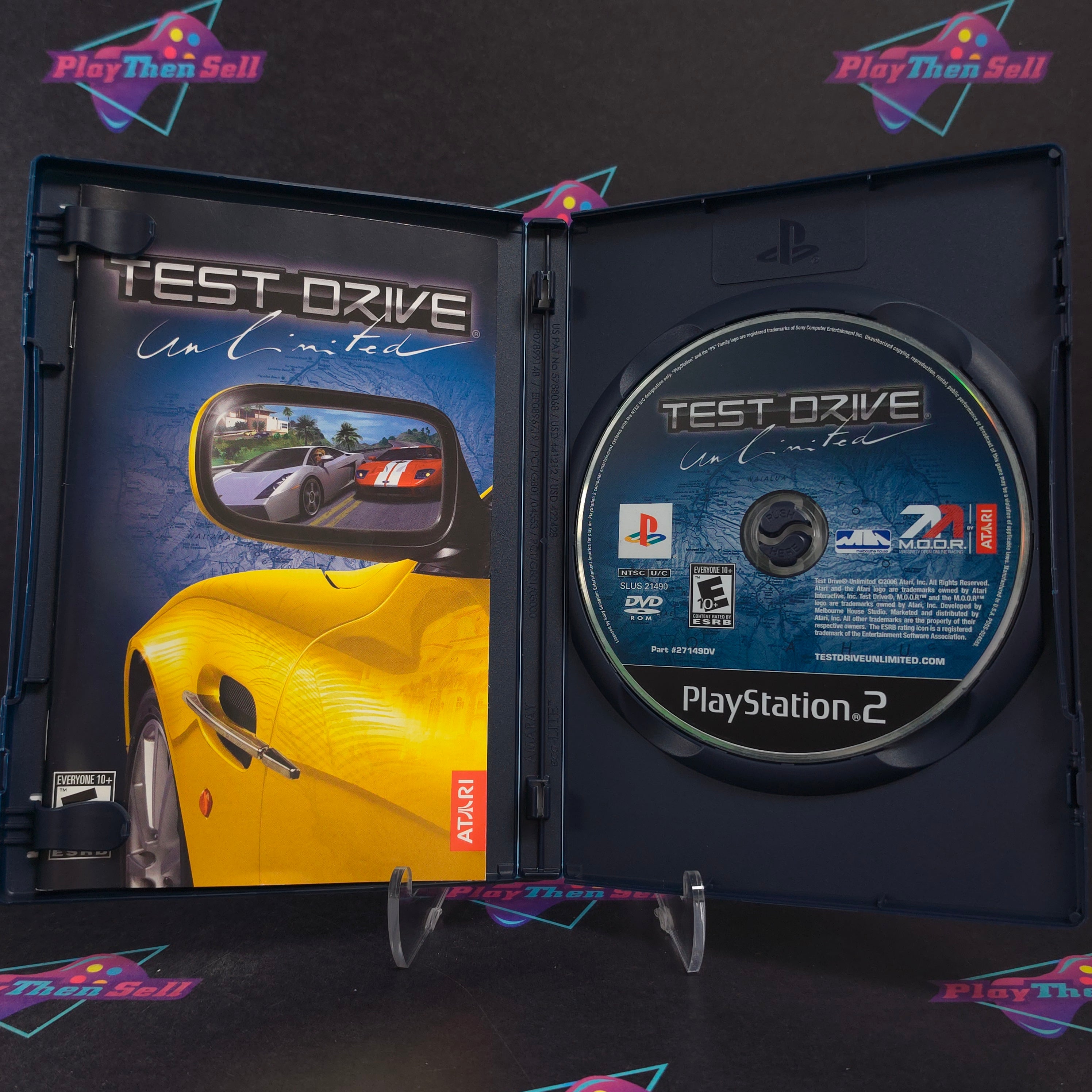 Test Drive Unlimited PS2 PlayStation 2 Complete - Excellent