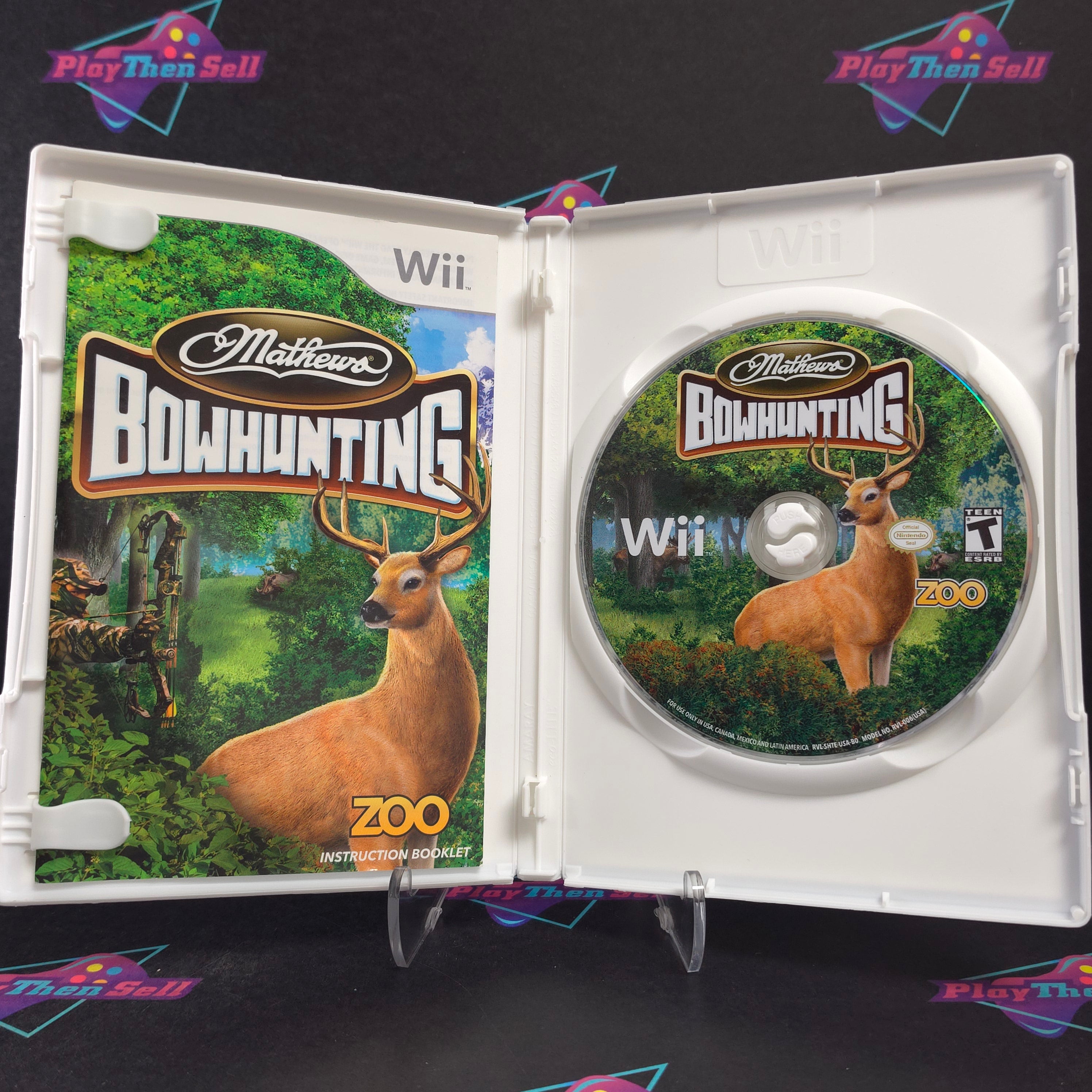 Mathews Bowhunting Nintendo Wii Complete - Excellent