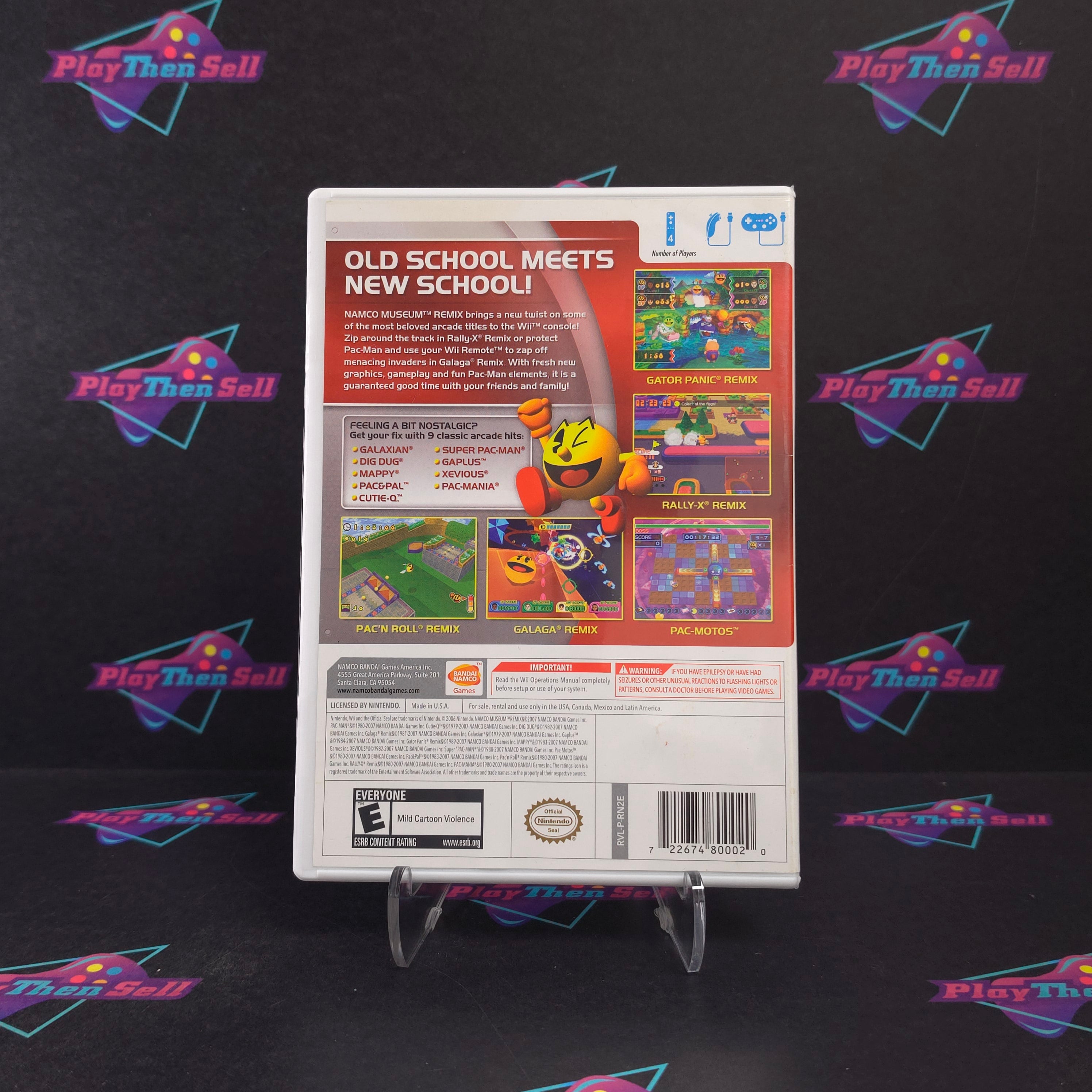 Namco Museum Remix Nintendo Wii Complete - Excellent